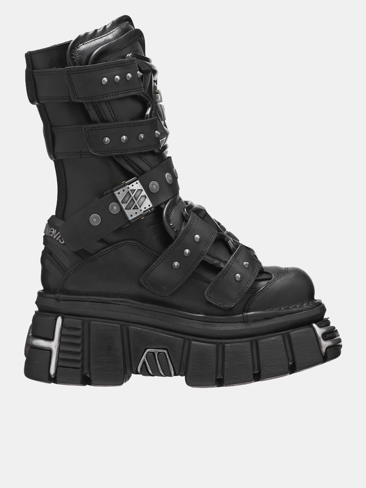 New Rock Platform Boots (UE54BO120B-5006-BLACK)