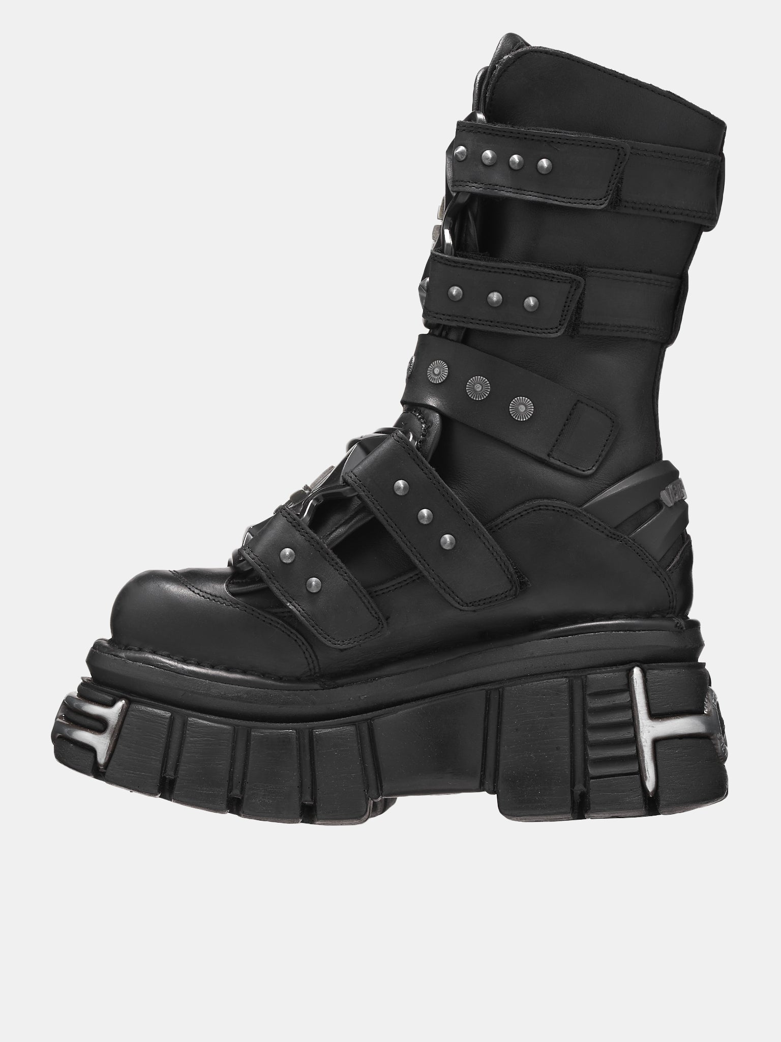 New Rock Platform Boots (UE54BO120B-5006-BLACK)