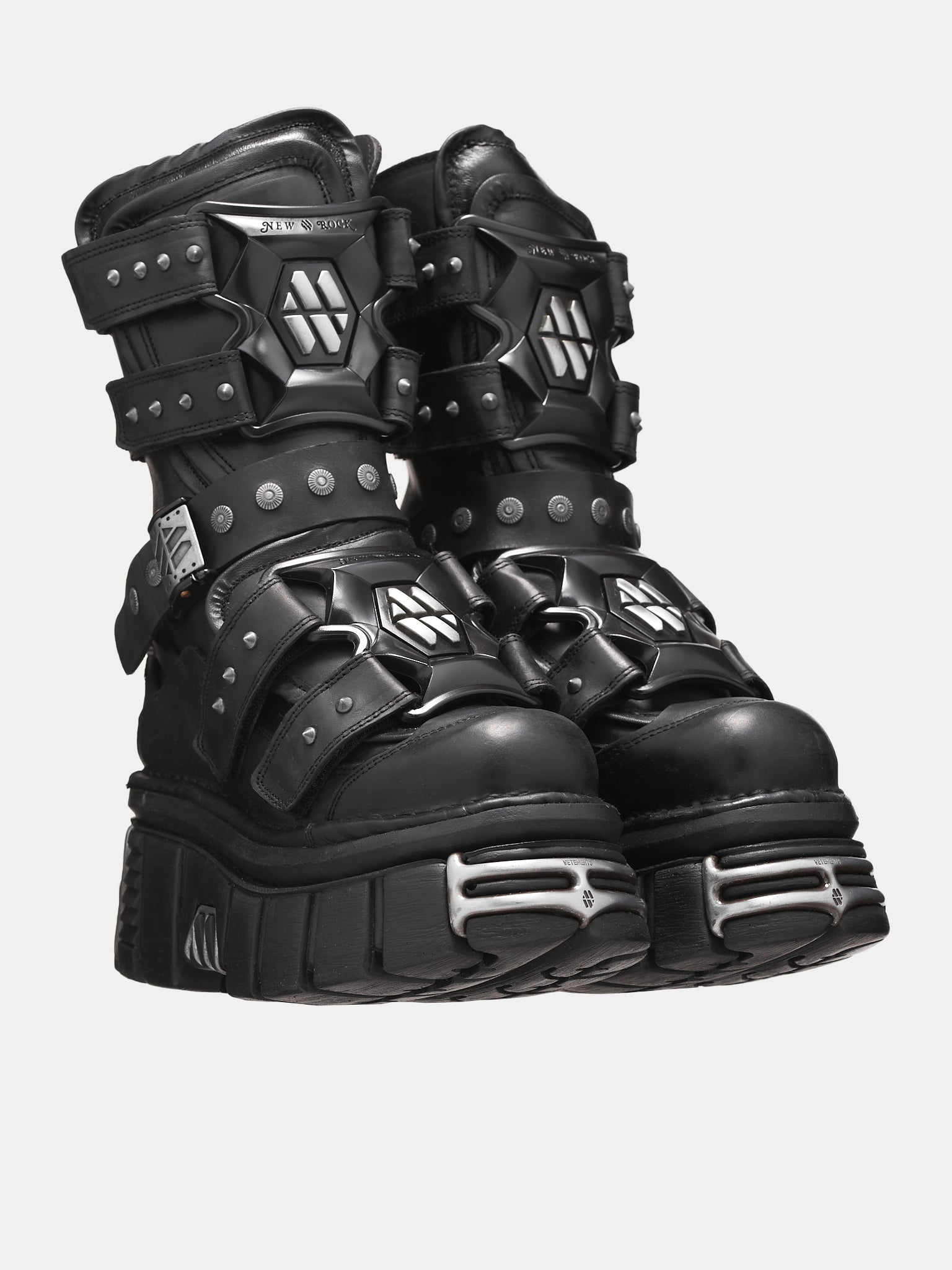 New Rock Platform Boots (UE54BO120B-5006-BLACK)