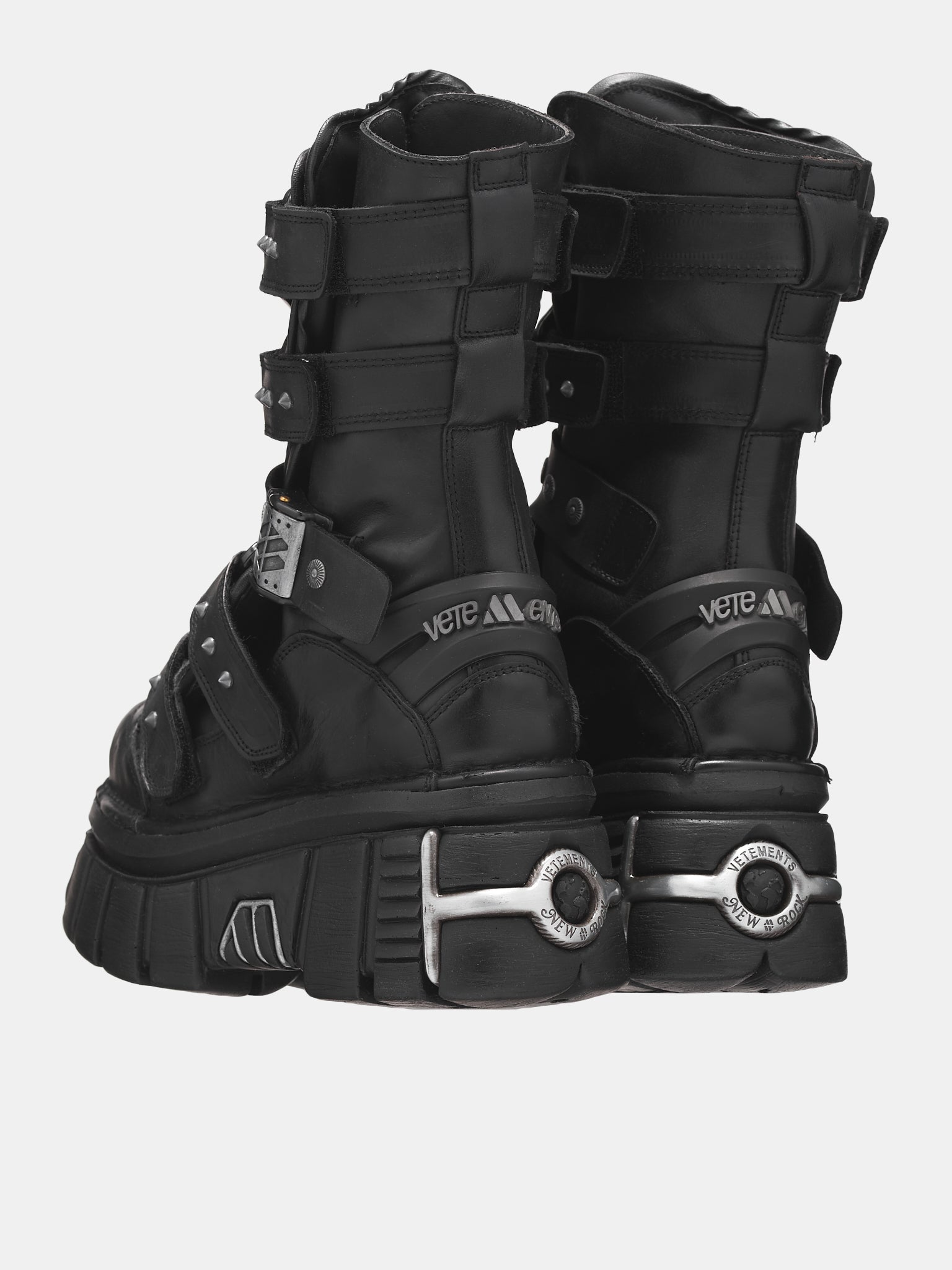 New Rock Platform Boots (UE54BO120B-5006-BLACK)