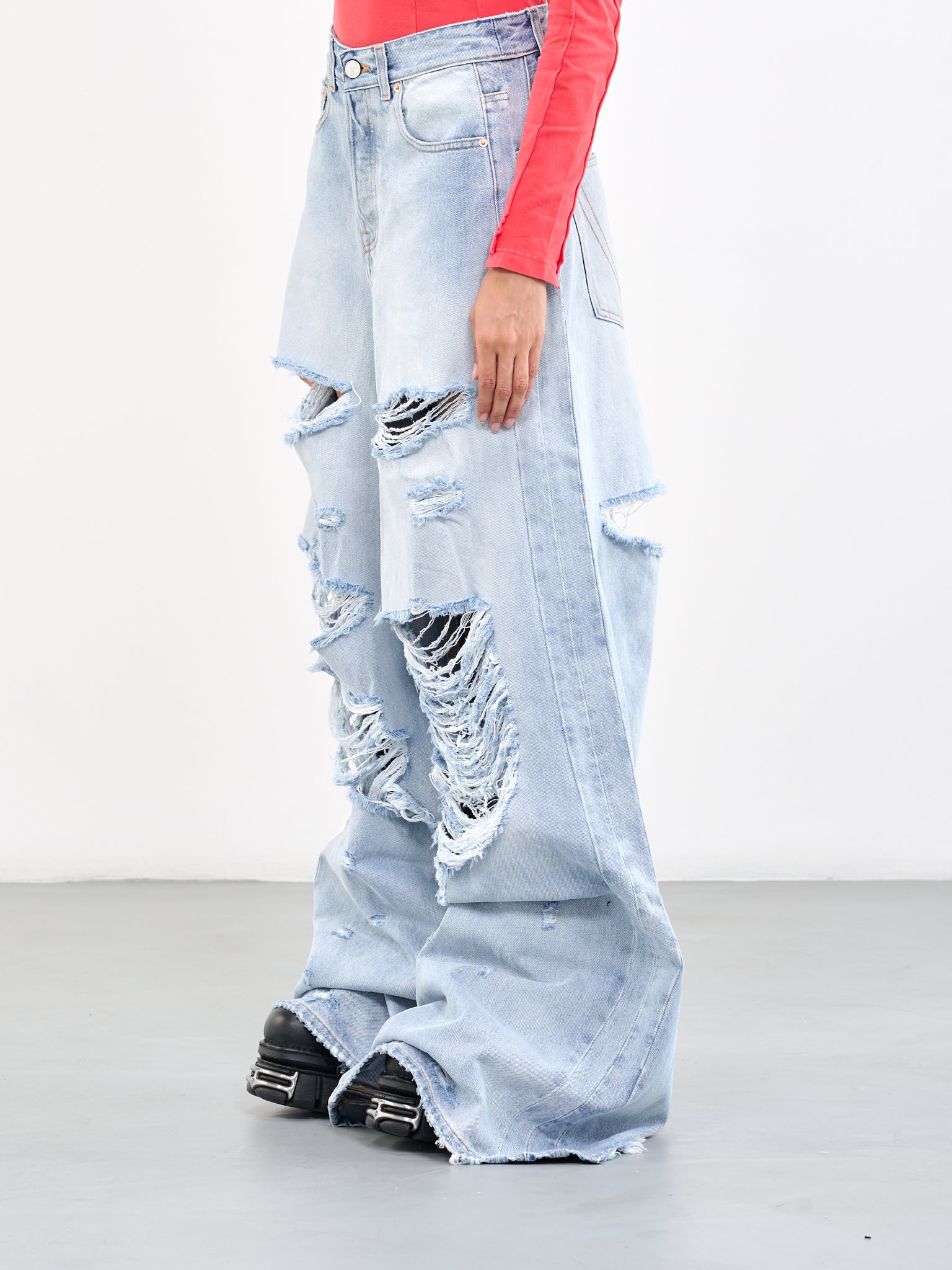 VETEMENTS Destroyed Jeans   H.Lorenzo