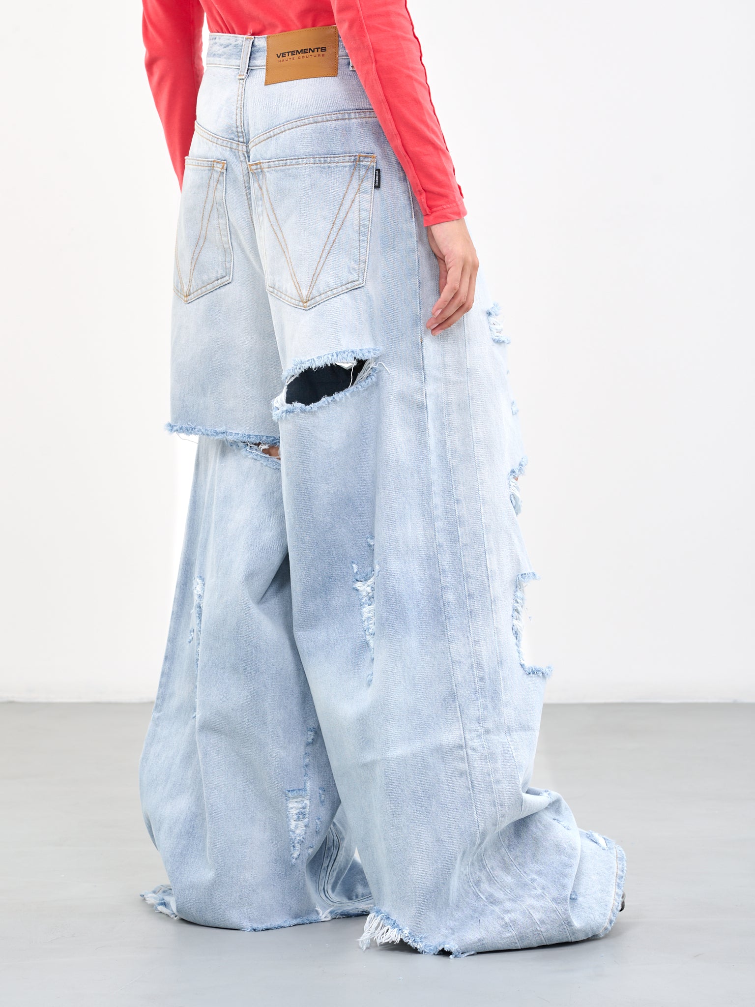 VETEMENTS Destroyed Jeans | H.Lorenzo - detail 2