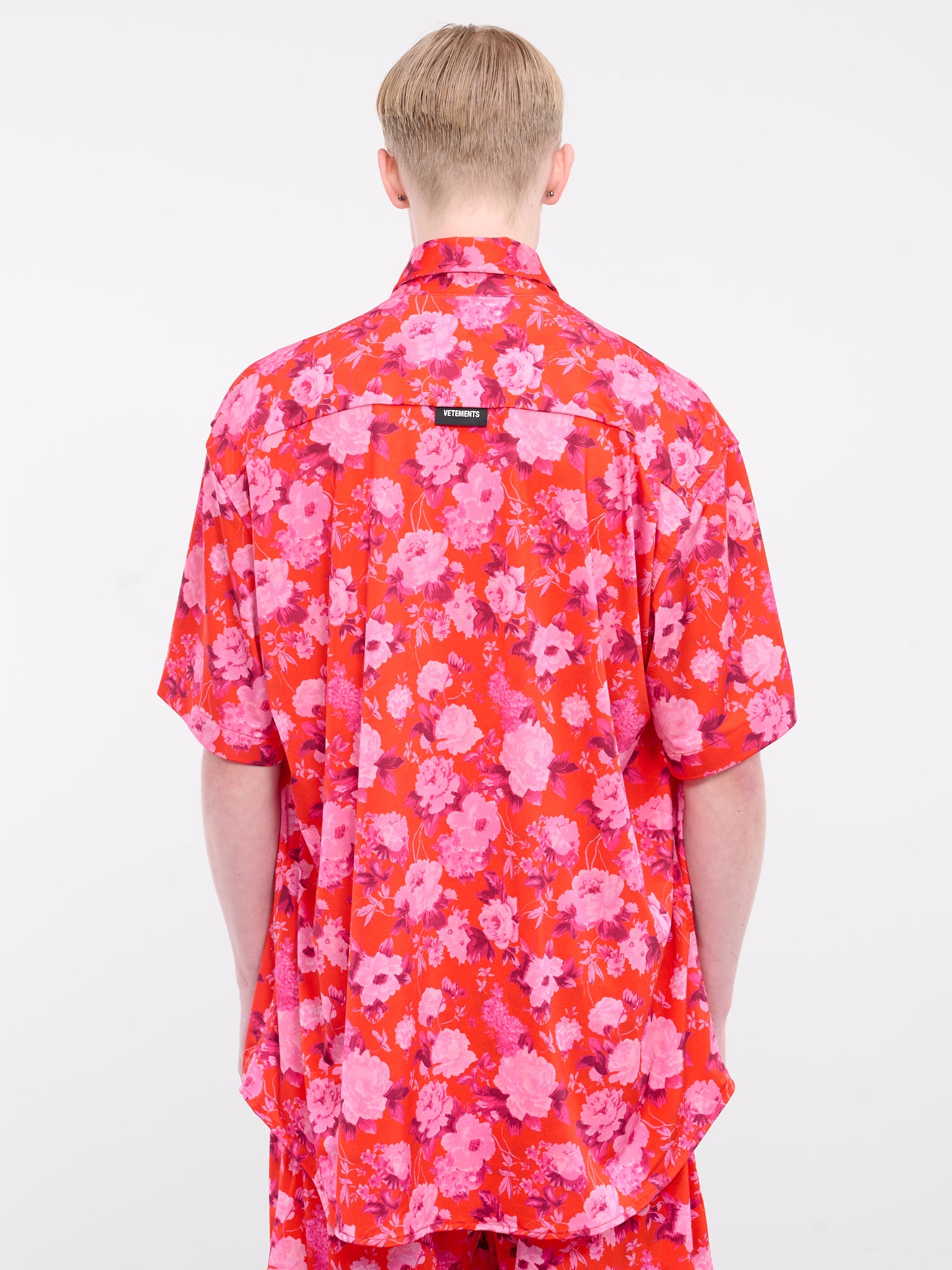 Fluid Short Sleeve Shirt (UE64SH800RP-RED-FLOWER)