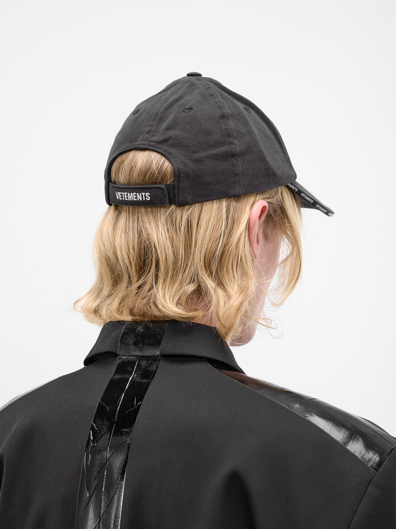 Black 'Global Mind Fuck' Cap (UE76CA332B-BLACK)