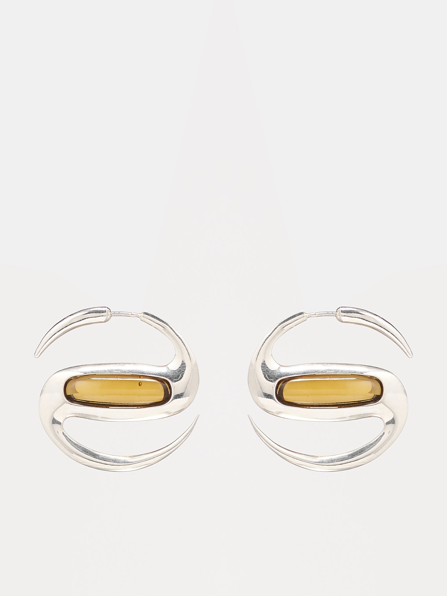 Ugo Citrine Earrings (UGO-CITRINE-STERLING-SILVER)