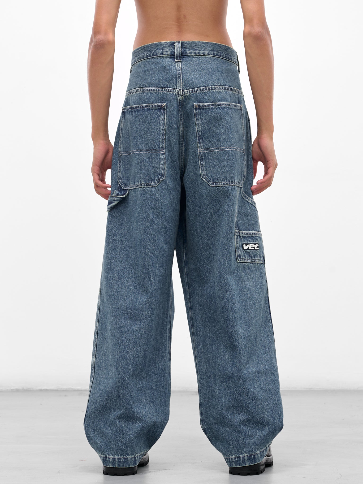 Blue Hip Hop Denim Jeans (UH76DP250VB-VINTAGE-BLUE)