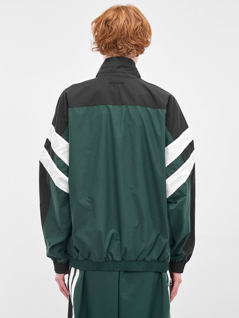 Green Iconic Tracksuit Jacket (UH76GJ500E-GREEN-BLACK)