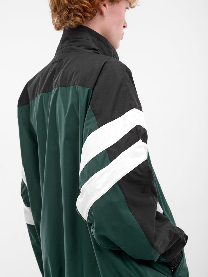 Green Iconic Tracksuit Jacket (UH76GJ500E-GREEN-BLACK)