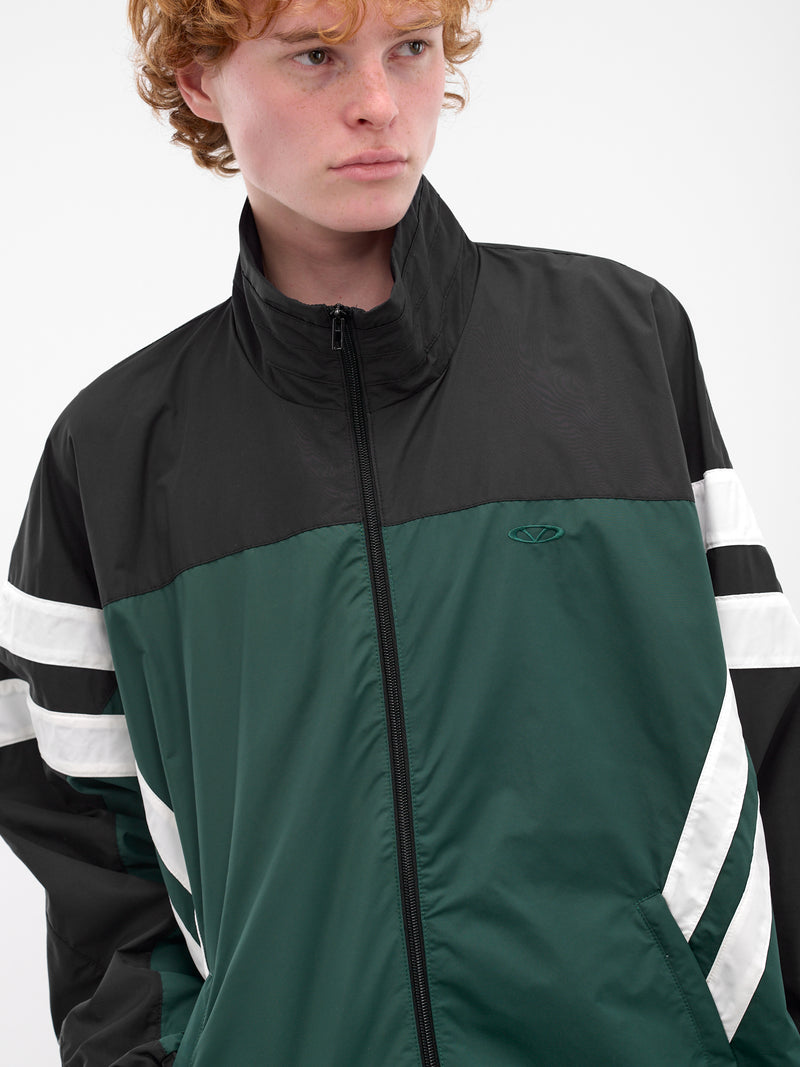Green Iconic Tracksuit Jacket (UH76GJ500E-GREEN-BLACK)