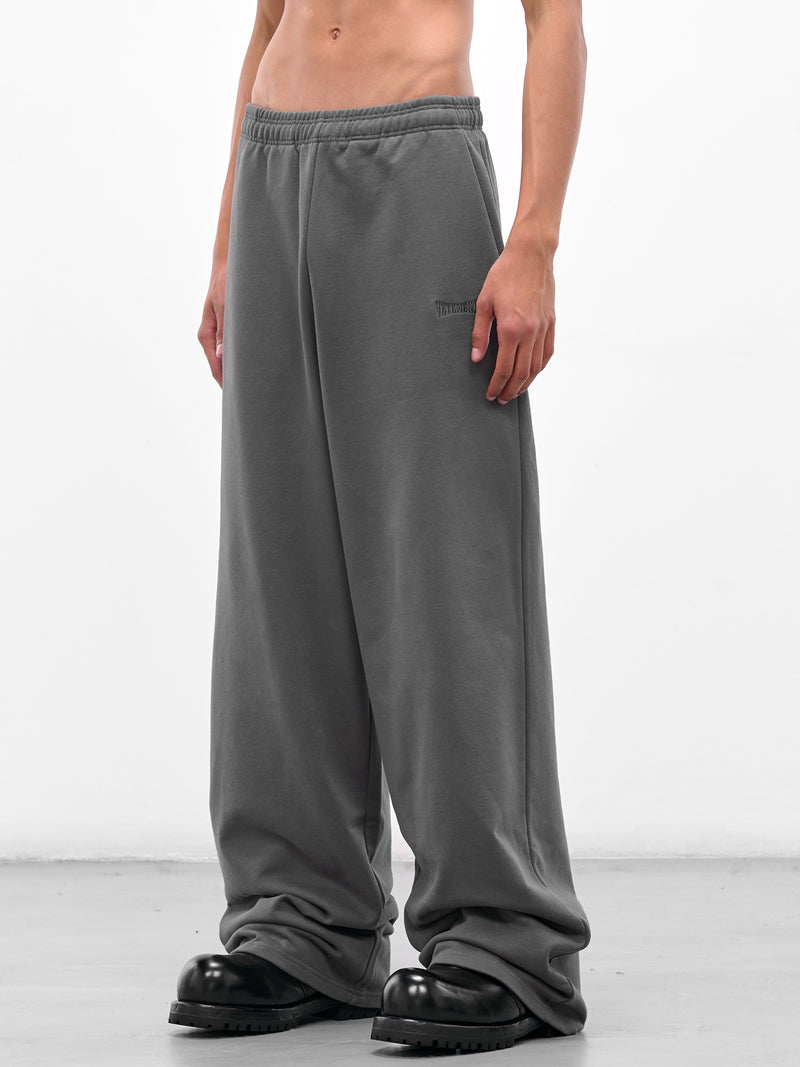 Gray Boxing Logo Baggy Sweatpants (UH76SP160M-MAGNET)
