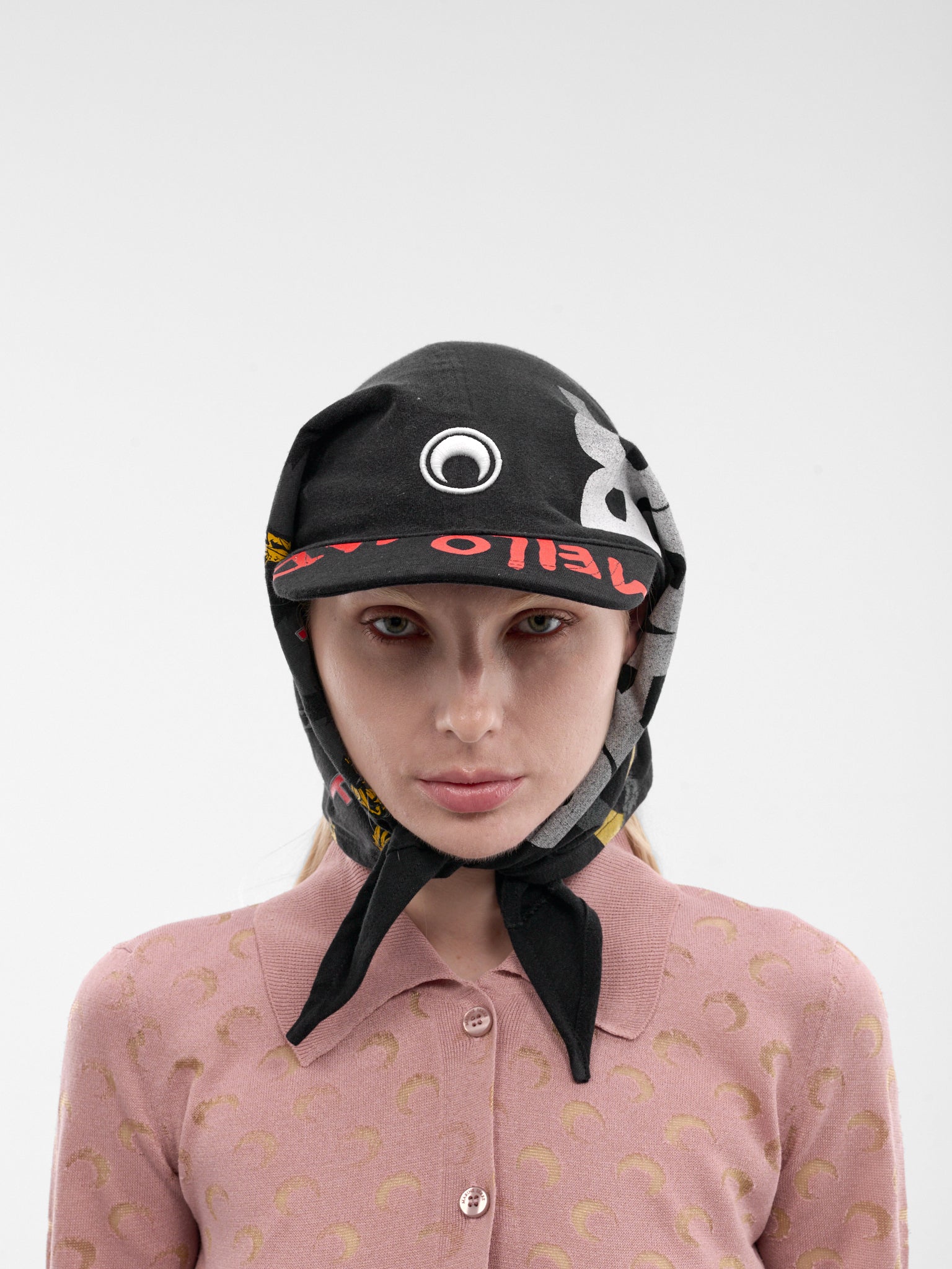 MARINE SERRE Graphic T-Shirt Cap