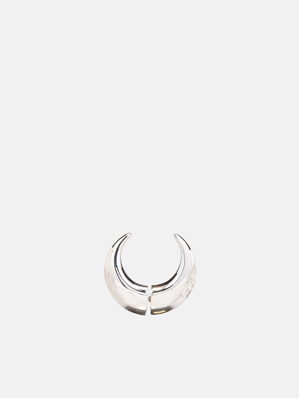 Single Shamanic Stud Earring (UJW017-CJEW0001-SILVER)