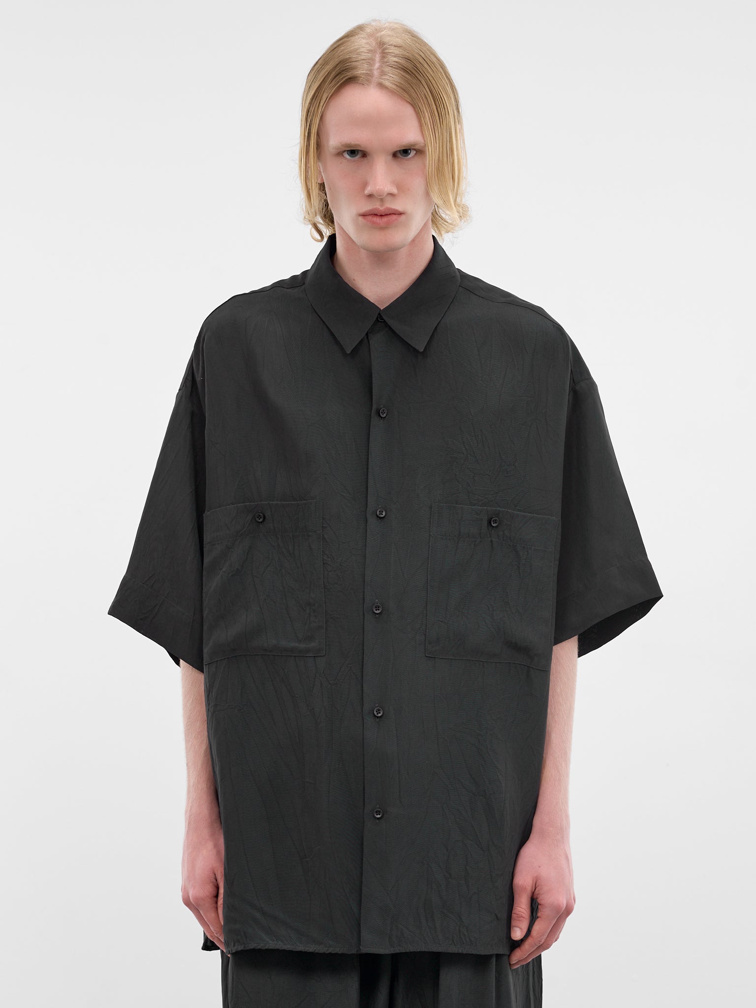 Navy Oversized Teorya Shirt (UM1528-UW033-NAVY)