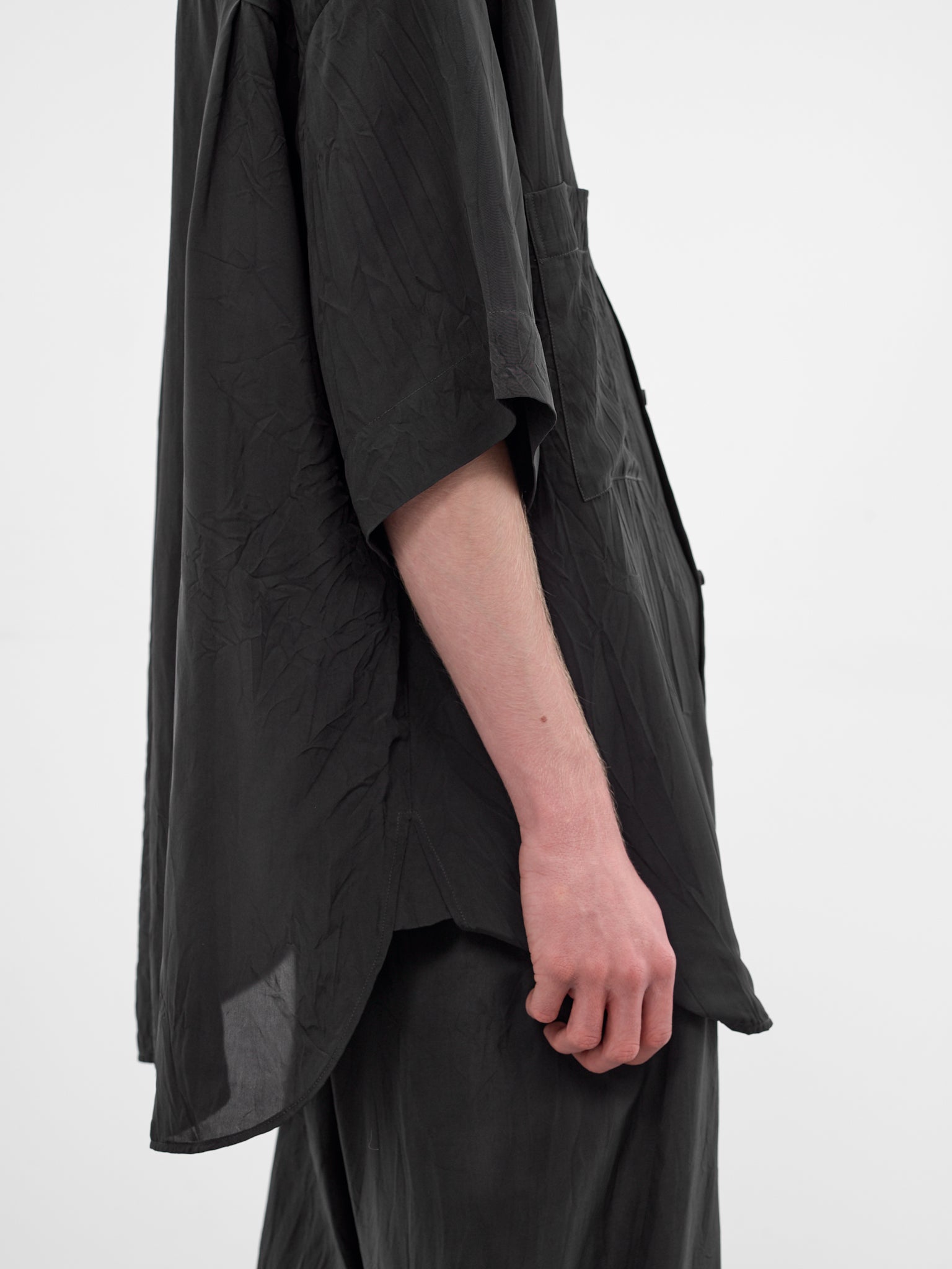 Navy Oversized Teorya Shirt (UM1528-UW033-NAVY)