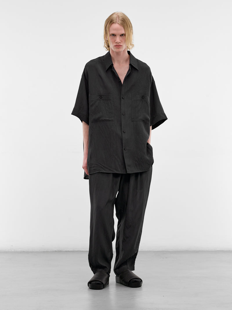 Navy Relaxed Pajama Pants (UM3505-UW033-NAVY)