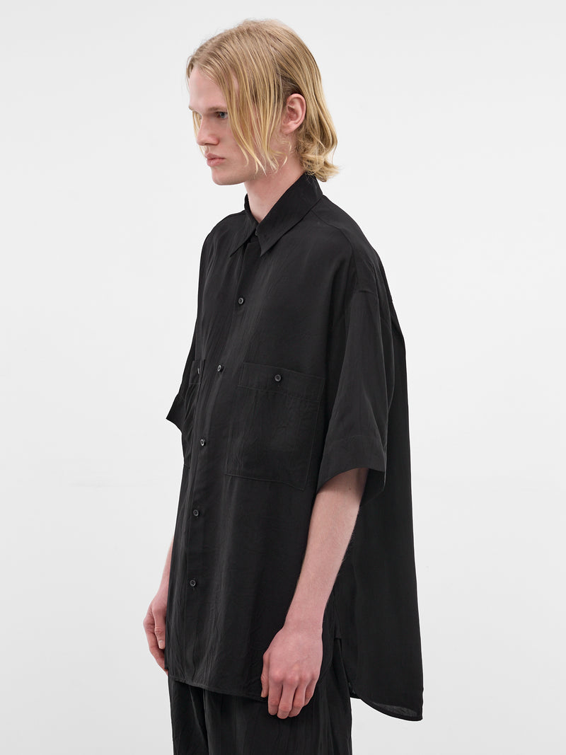 Black Oversized Teorya Shirt (UM1529-UW900-BLACK)