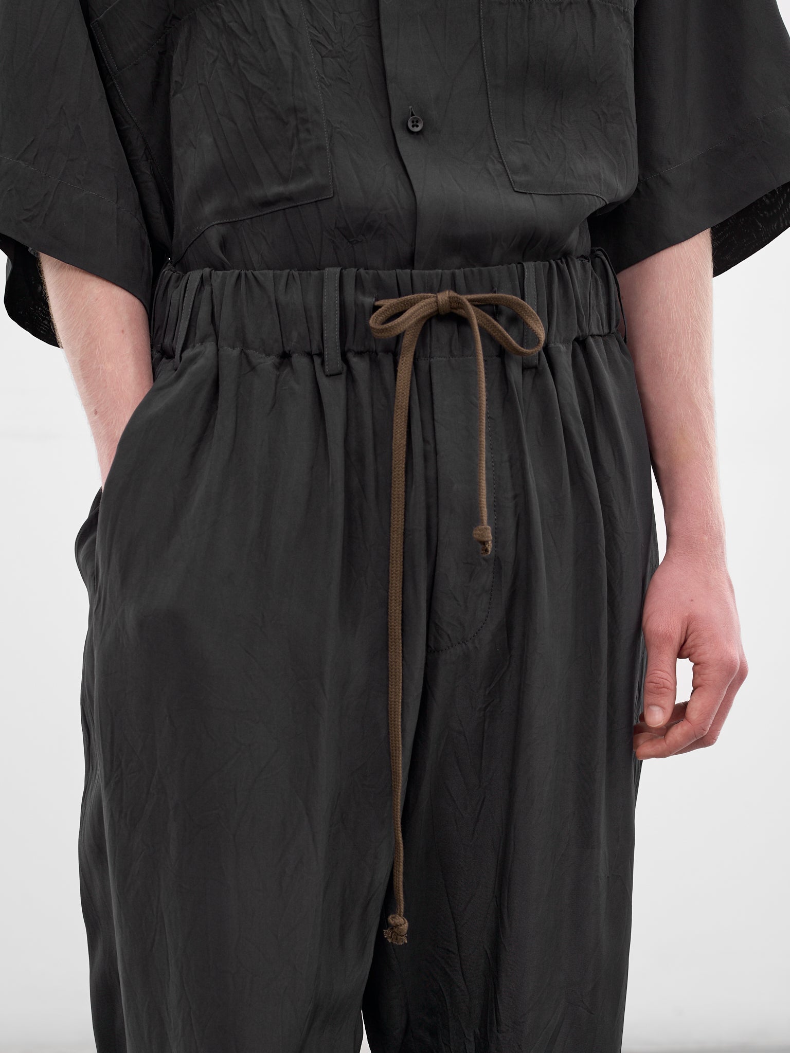 Navy Relaxed Pajama Pants (UM3505-UW033-NAVY)