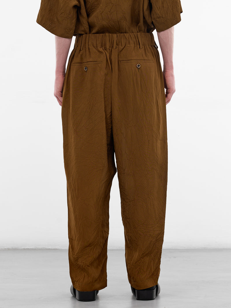Mustard Relaxed Pajama Pants (UM3505-UW240-MUSTARD)
