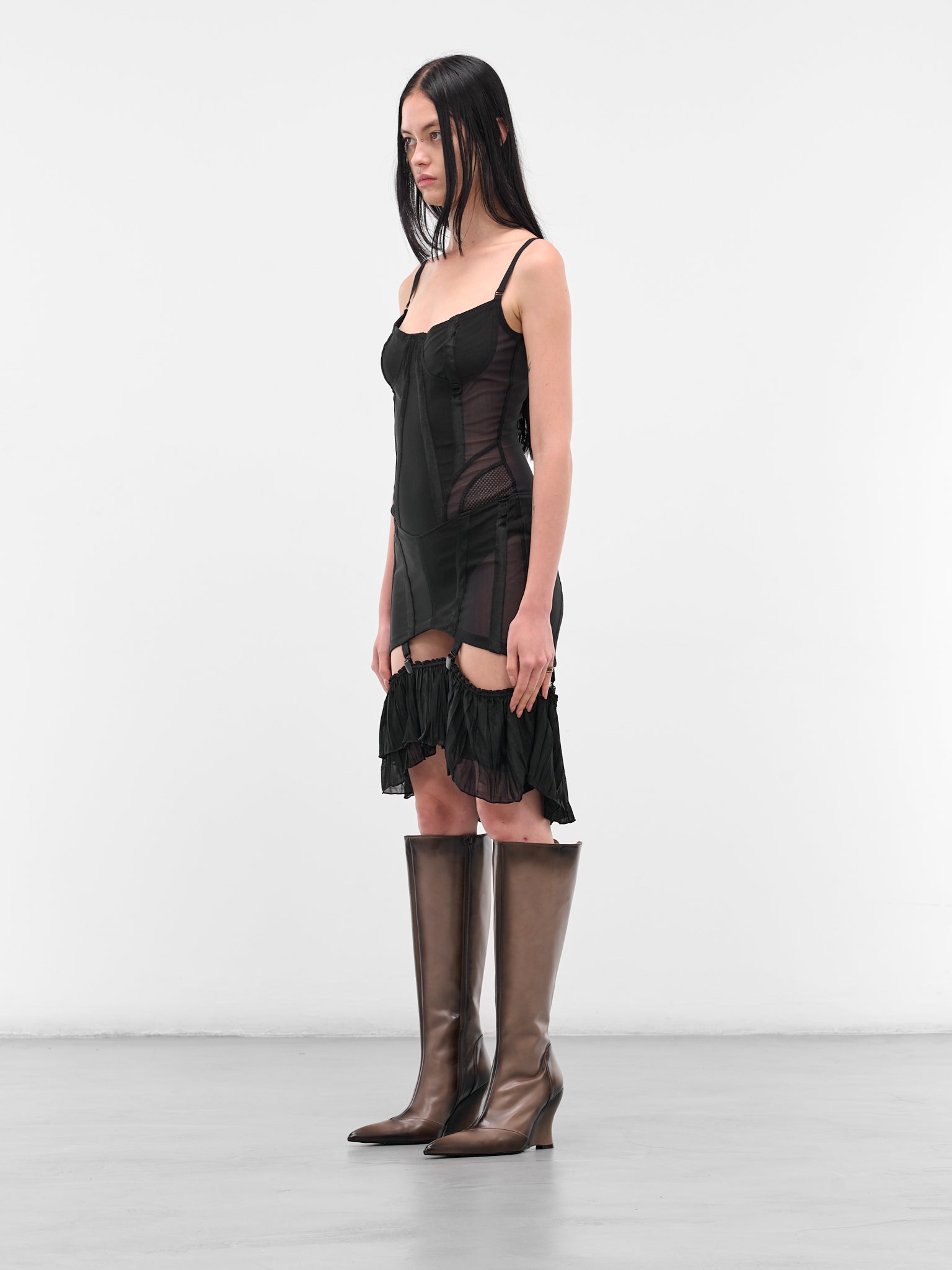 Black Uma Mini Dress (UMADR0BL-BLACK)