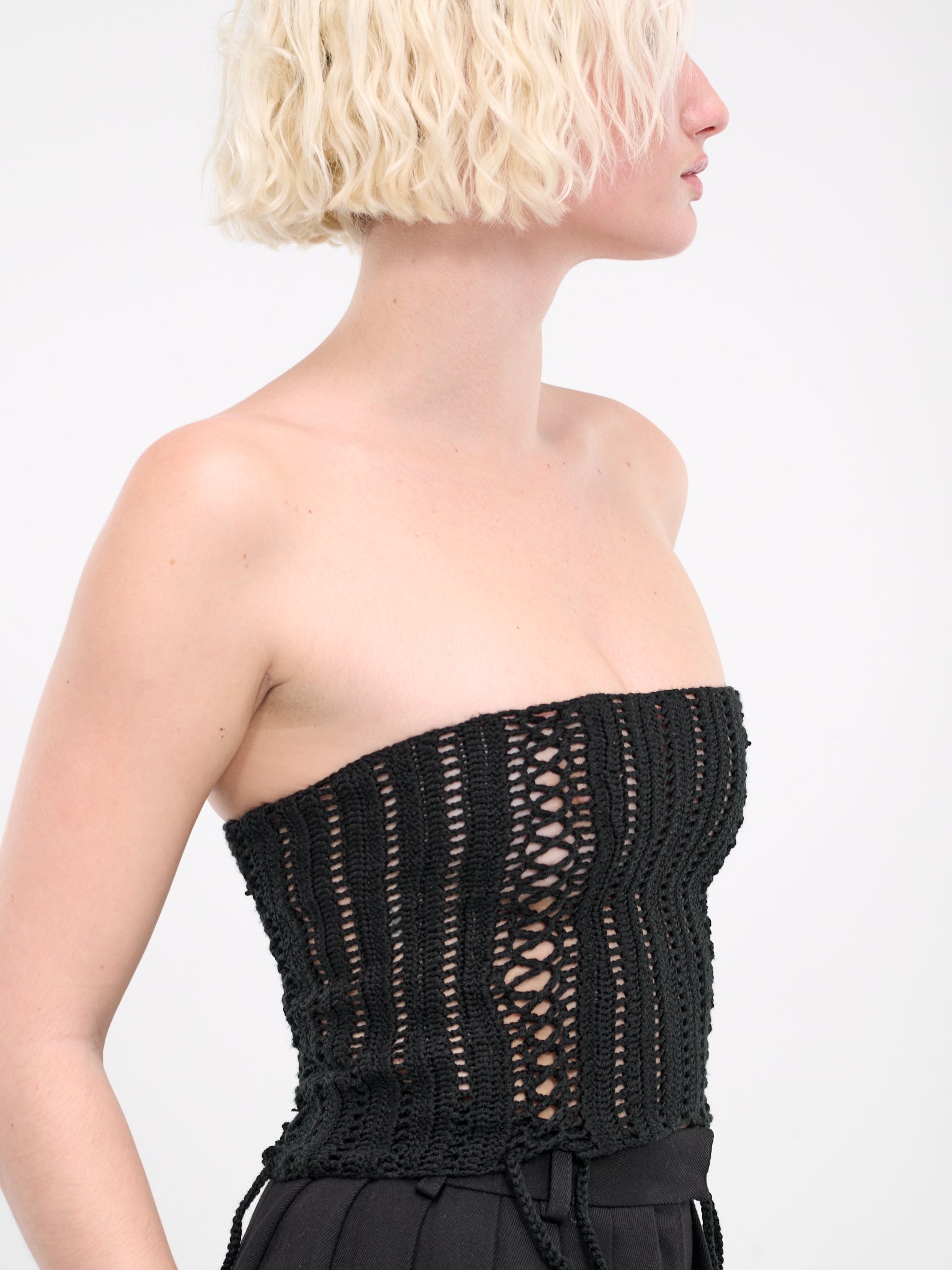 Knit Corset (UN-COR-010-BLACK)