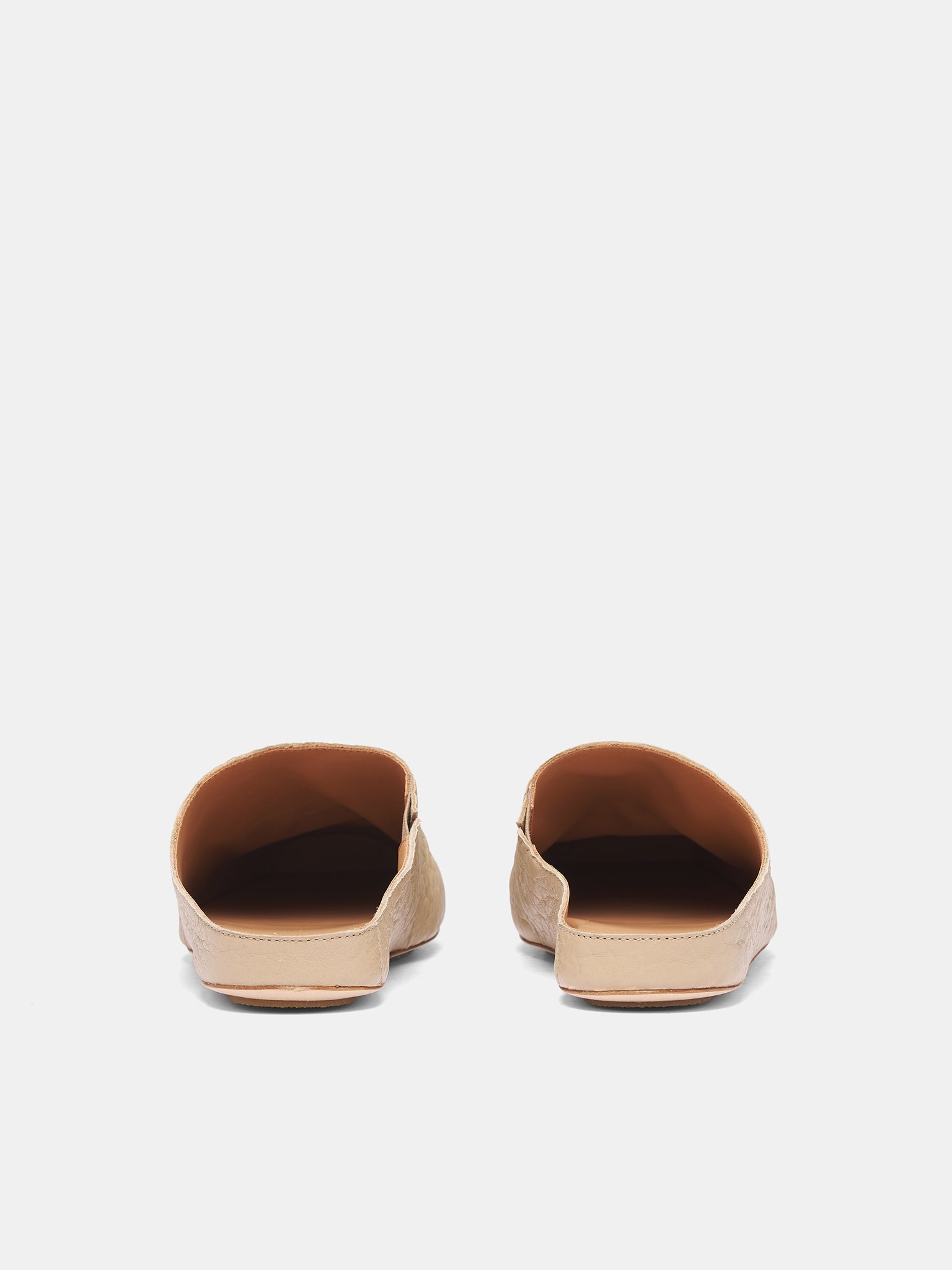 Off-White Leather Ballet Slippers (US9592-UW101-OFFWHITE)