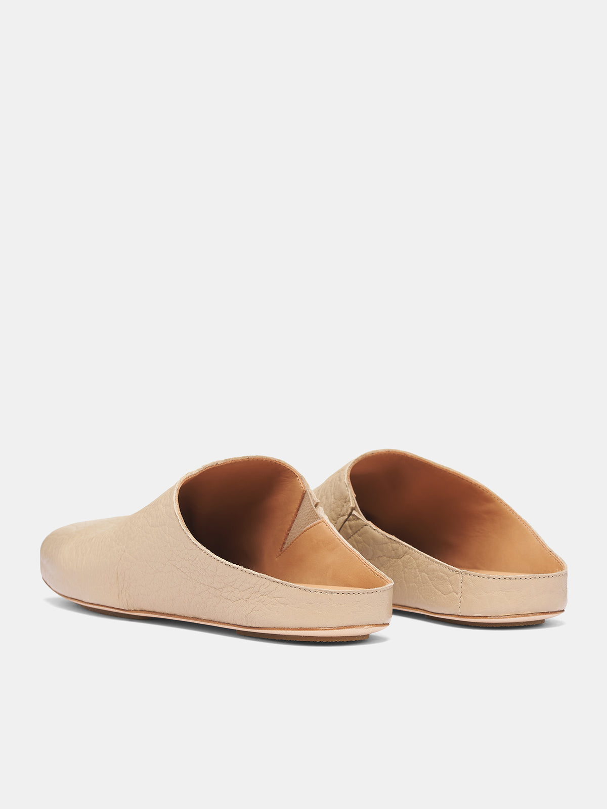 Off-White Leather Ballet Slippers (US9592-UW101-OFFWHITE)