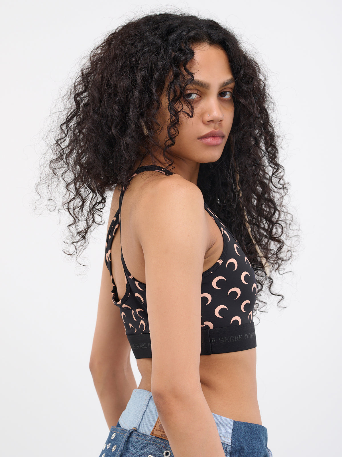 All Over Moon Brassière (UW035W-JERPA0001-BLACK)