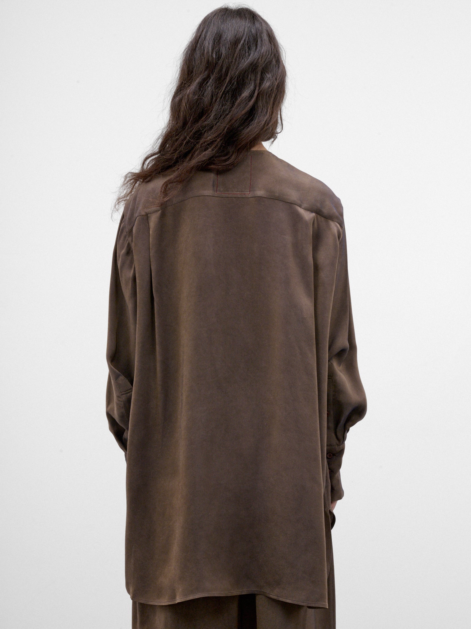 Gray Buttoned Shirt (UW1002-TAFEE-GREY-BROWN)