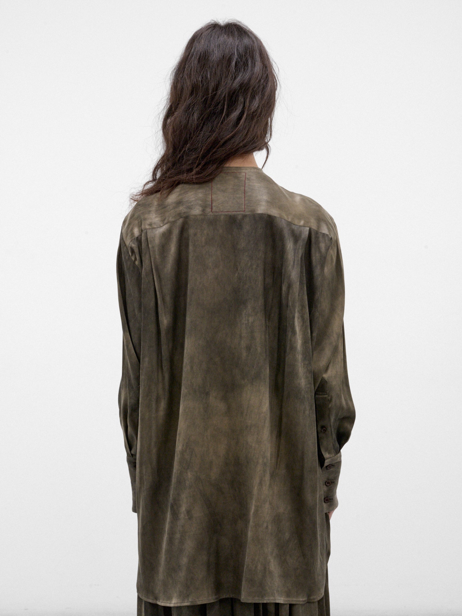Gray Printed Buttoned Shirt (UW1004-TAFEE-DARK-GREY)