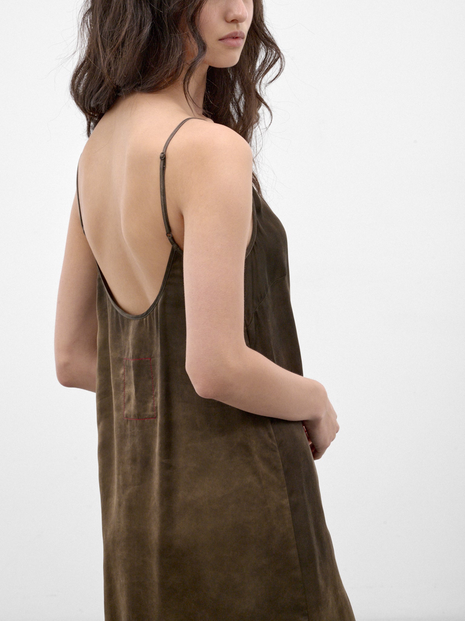 Brown Mottled Maxi Dress (UW5082-ANAYA-GREY-BROWN)