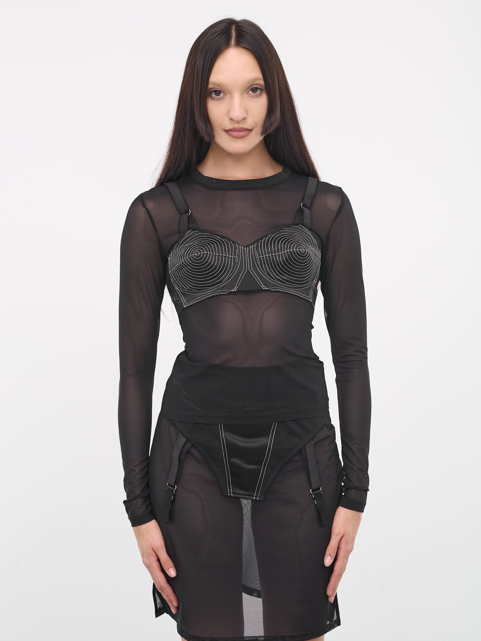 Lingerie Top (VAQ06B101-1-BLACK)