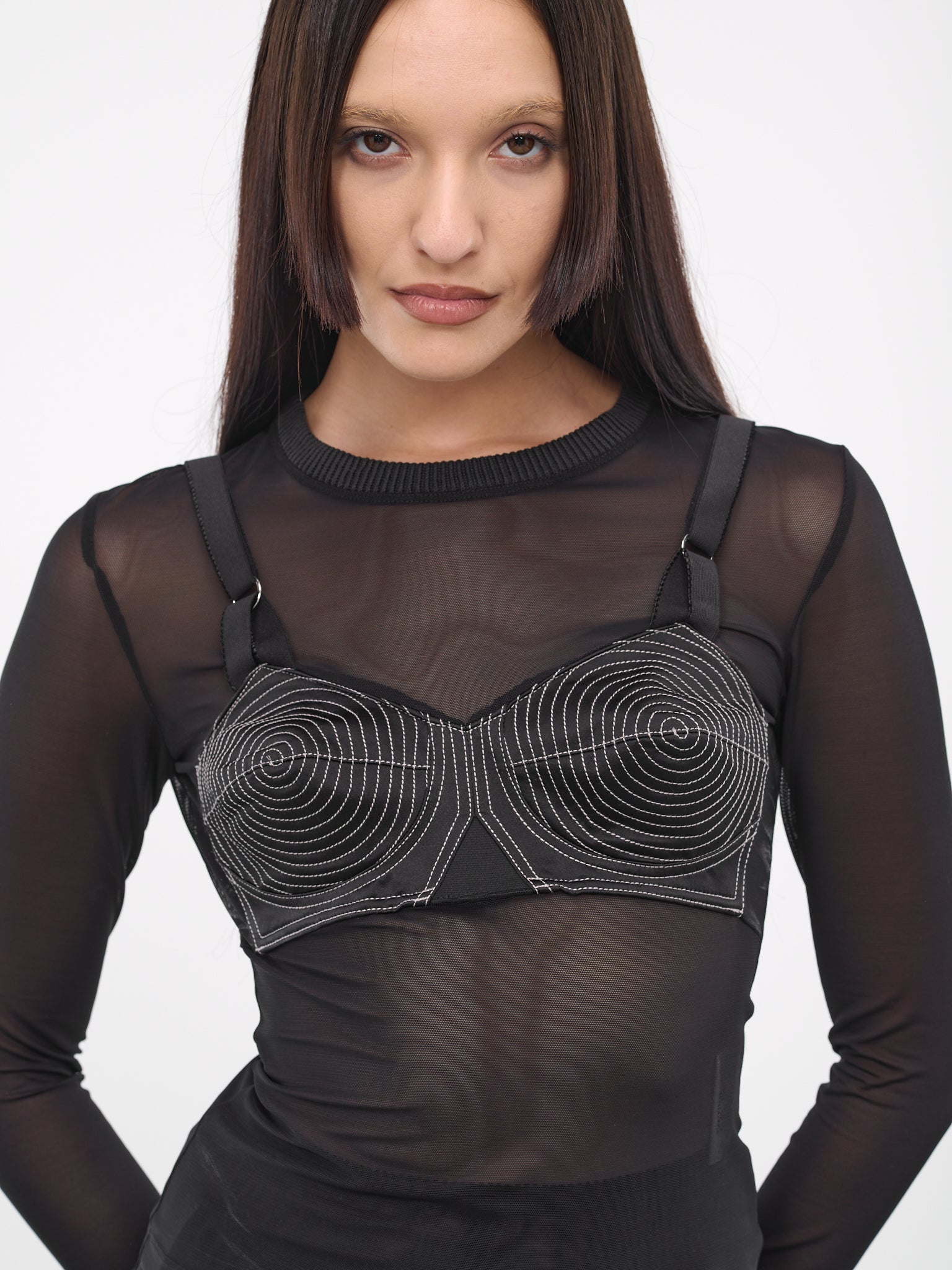 Lingerie Top (VAQ06B101-1-BLACK)