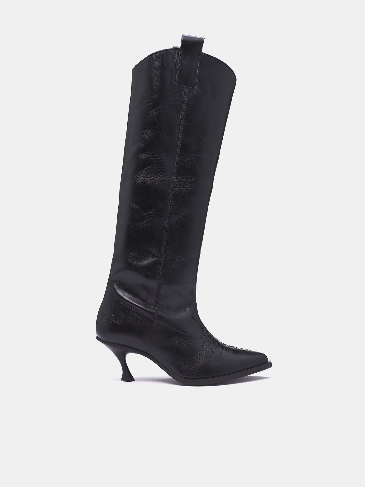 Kitten Cowgirl Boots (VAQ09SH01-BLACK)
