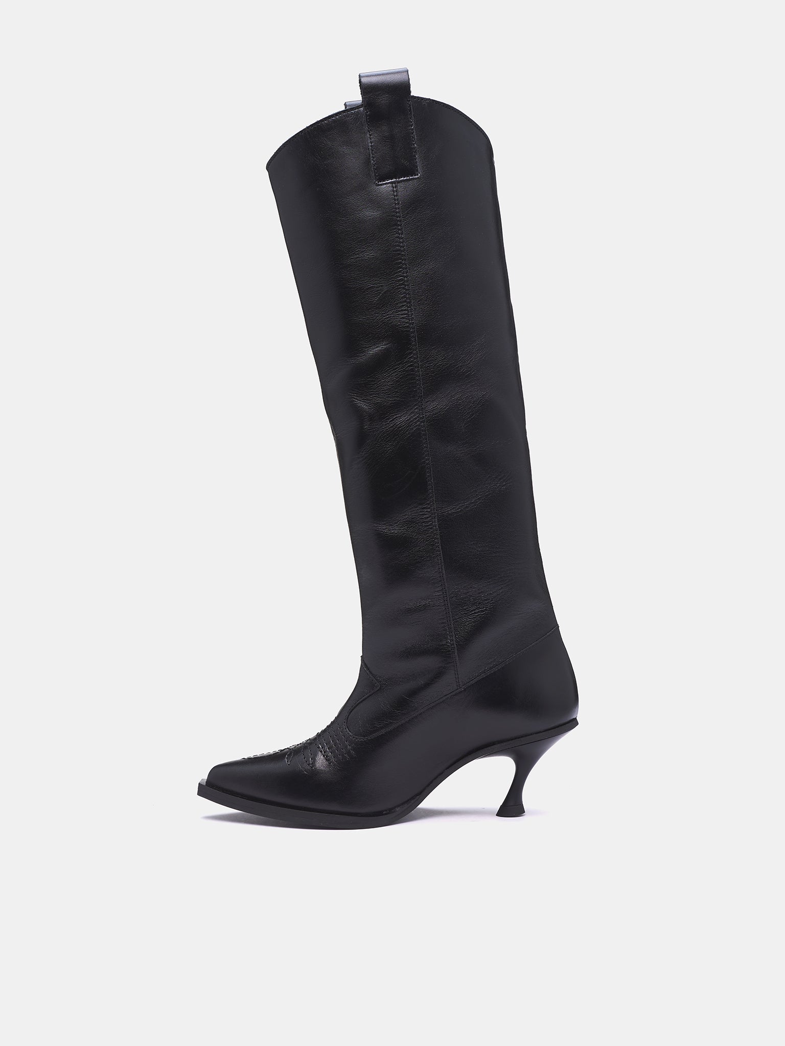Kitten Cowgirl Boots (VAQ09SH01-BLACK)