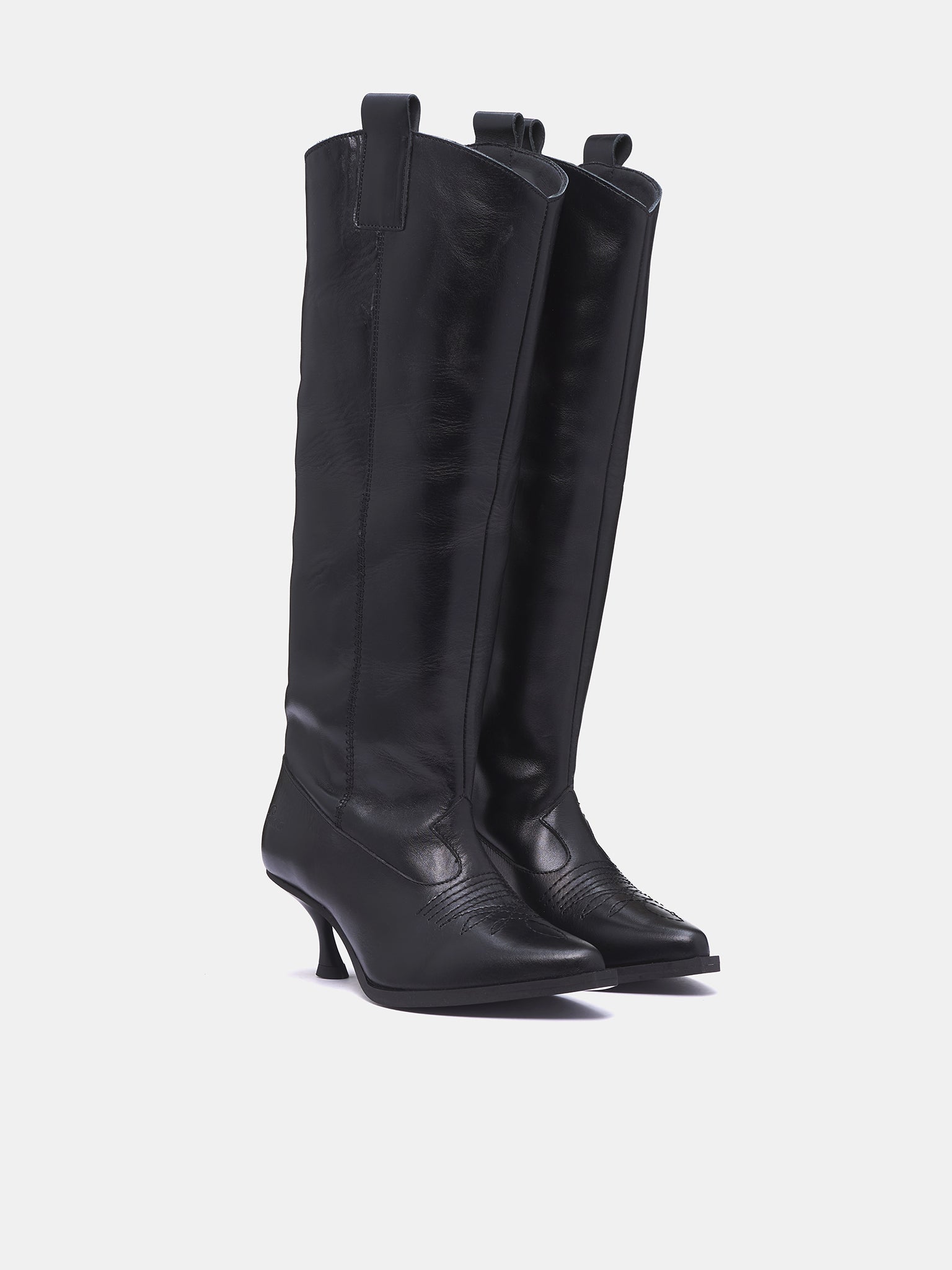 Kitten Cowgirl Boots (VAQ09SH01-BLACK)