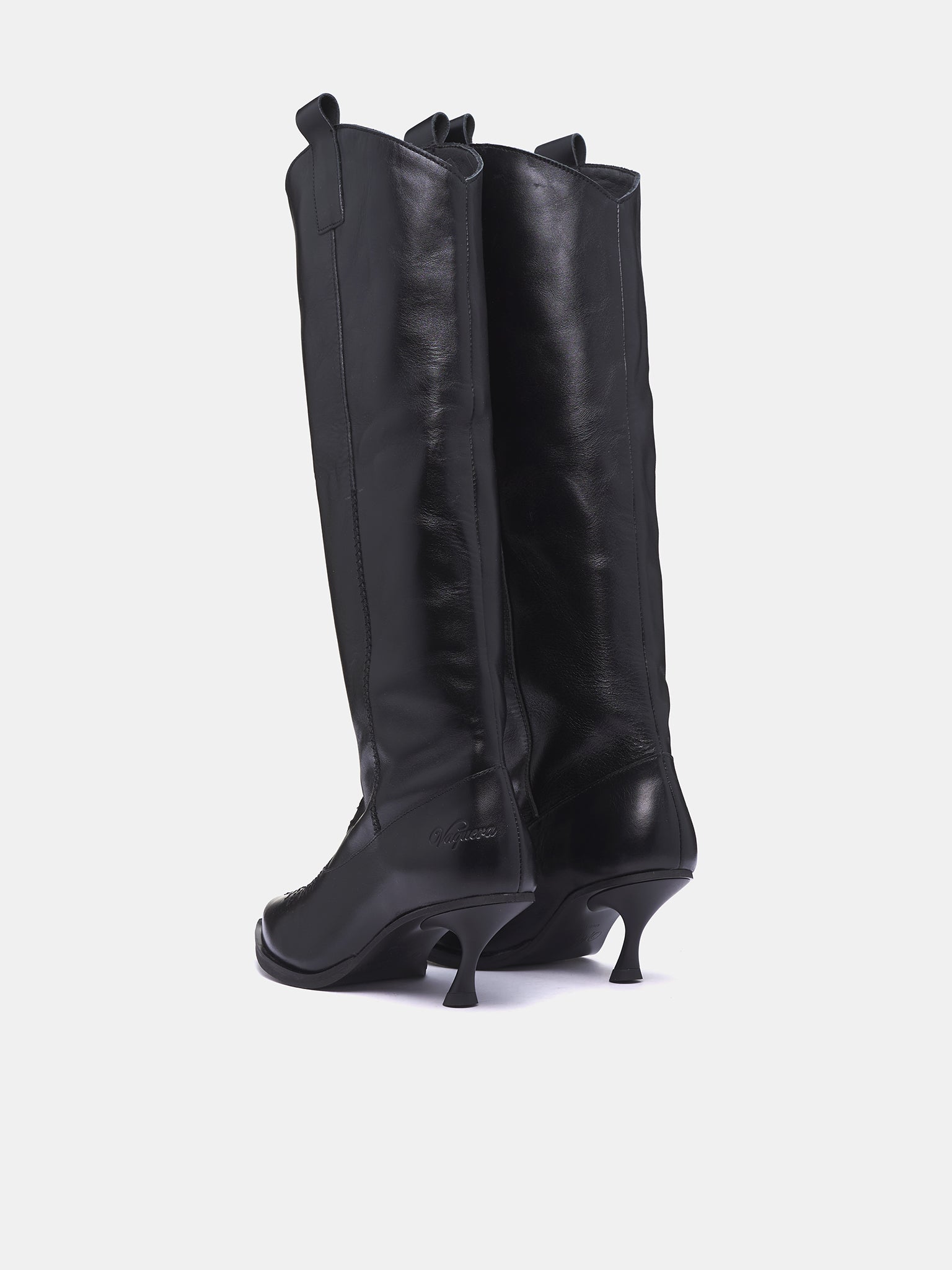 Kitten Cowgirl Boots (VAQ09SH01-BLACK)