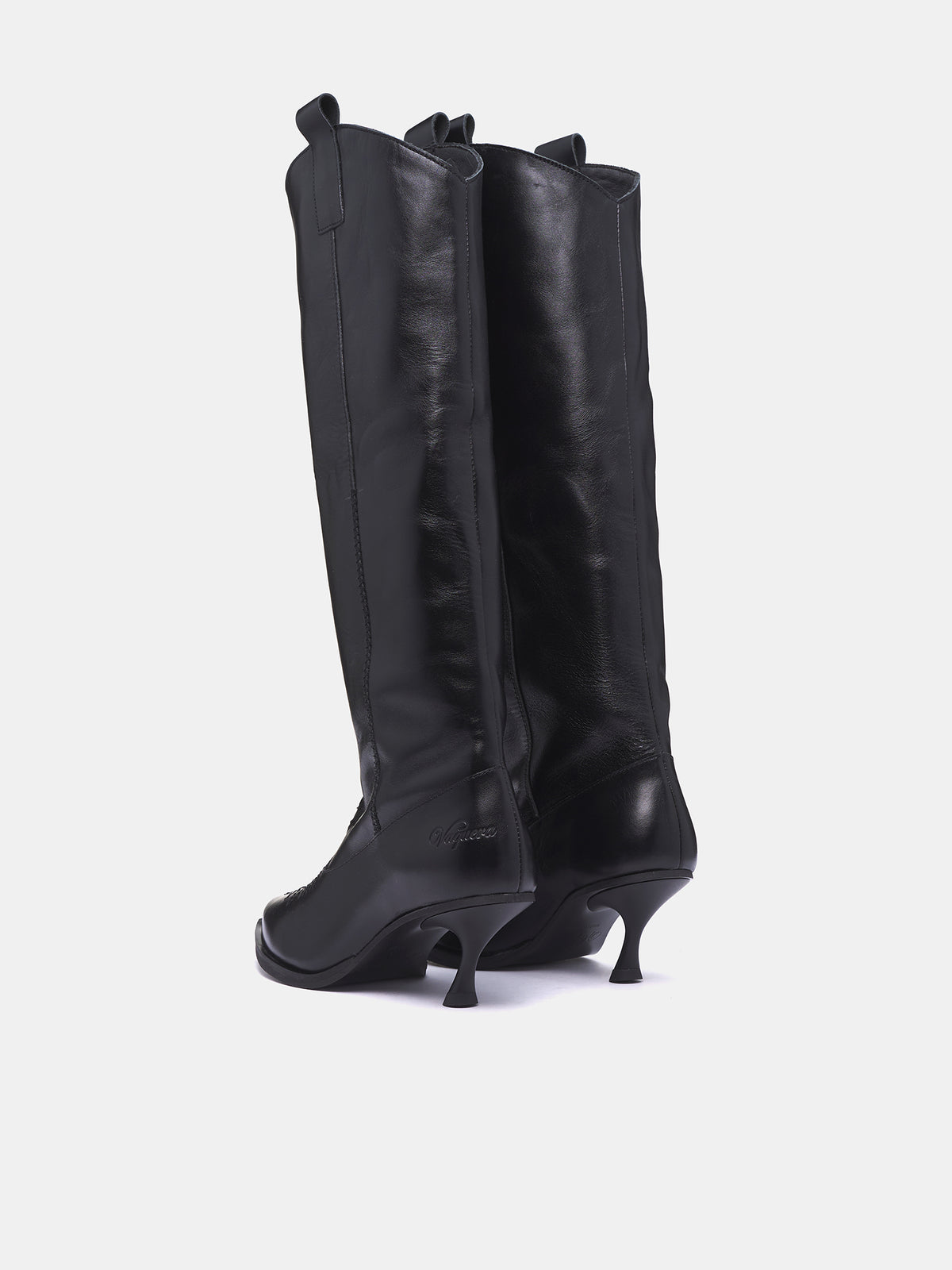 Kitten Cowgirl Boots (VAQ09SH01-BLACK)