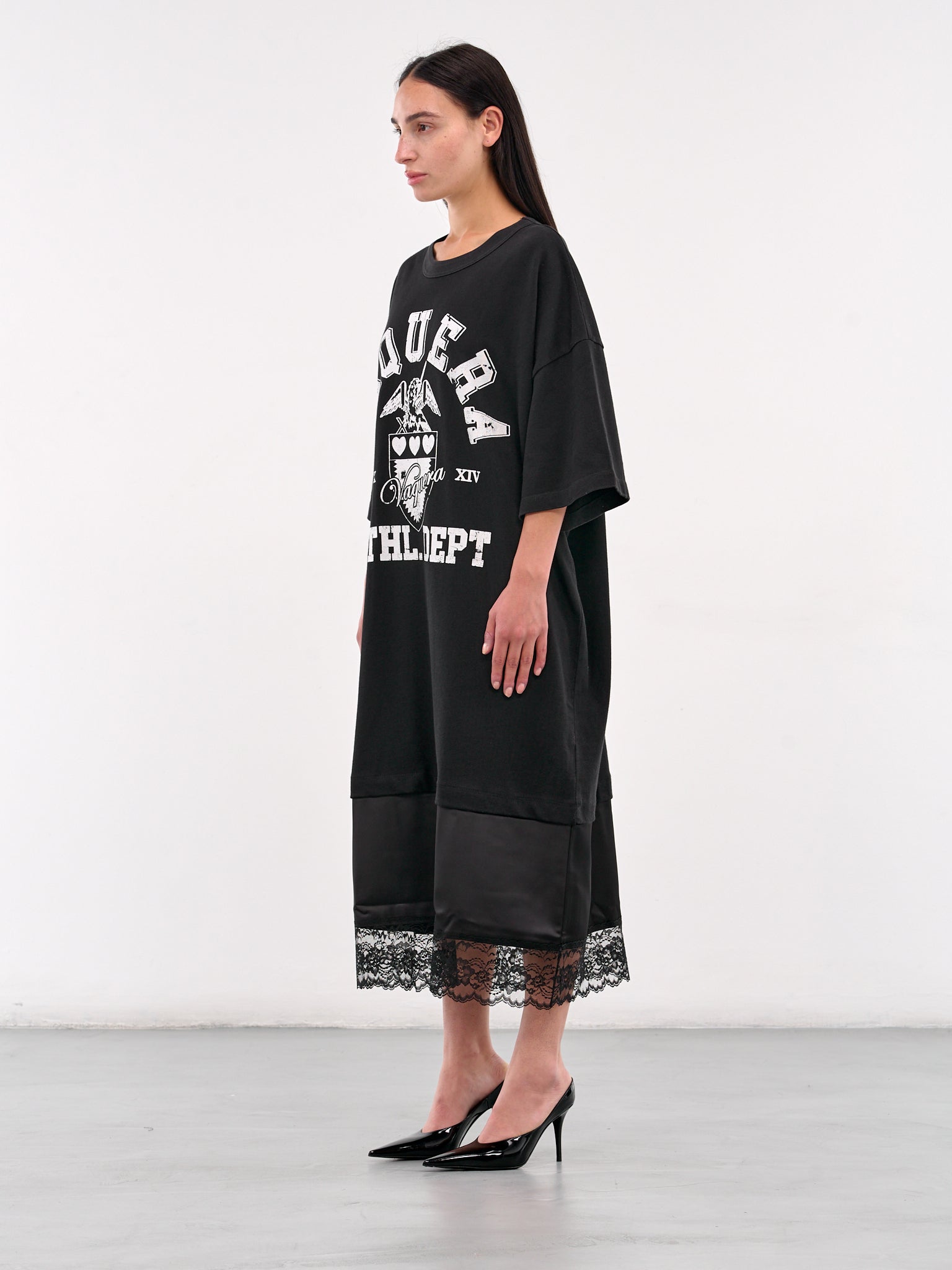 Hybrid T-Shirt Slip Dress (VAQ09T026-FADED-BLACK)