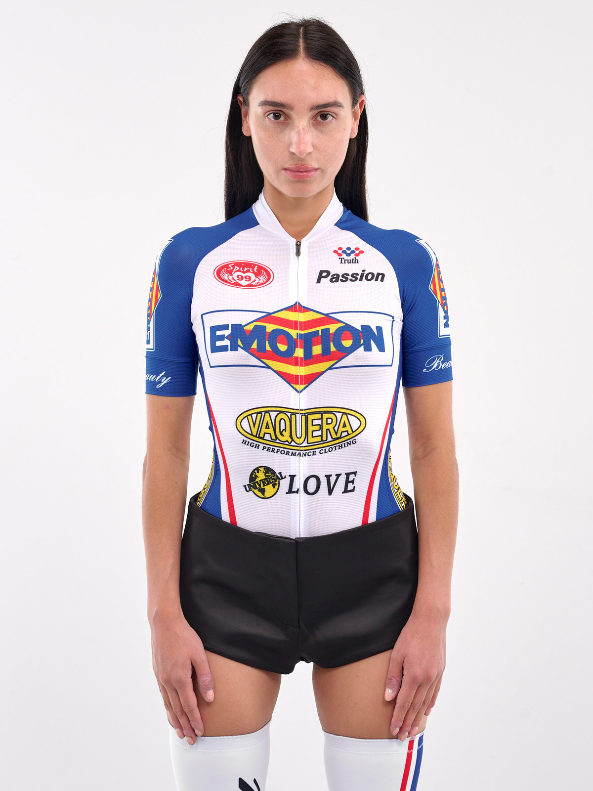 Zip-Up Graphic Top (VAQ09T103-MULTI)