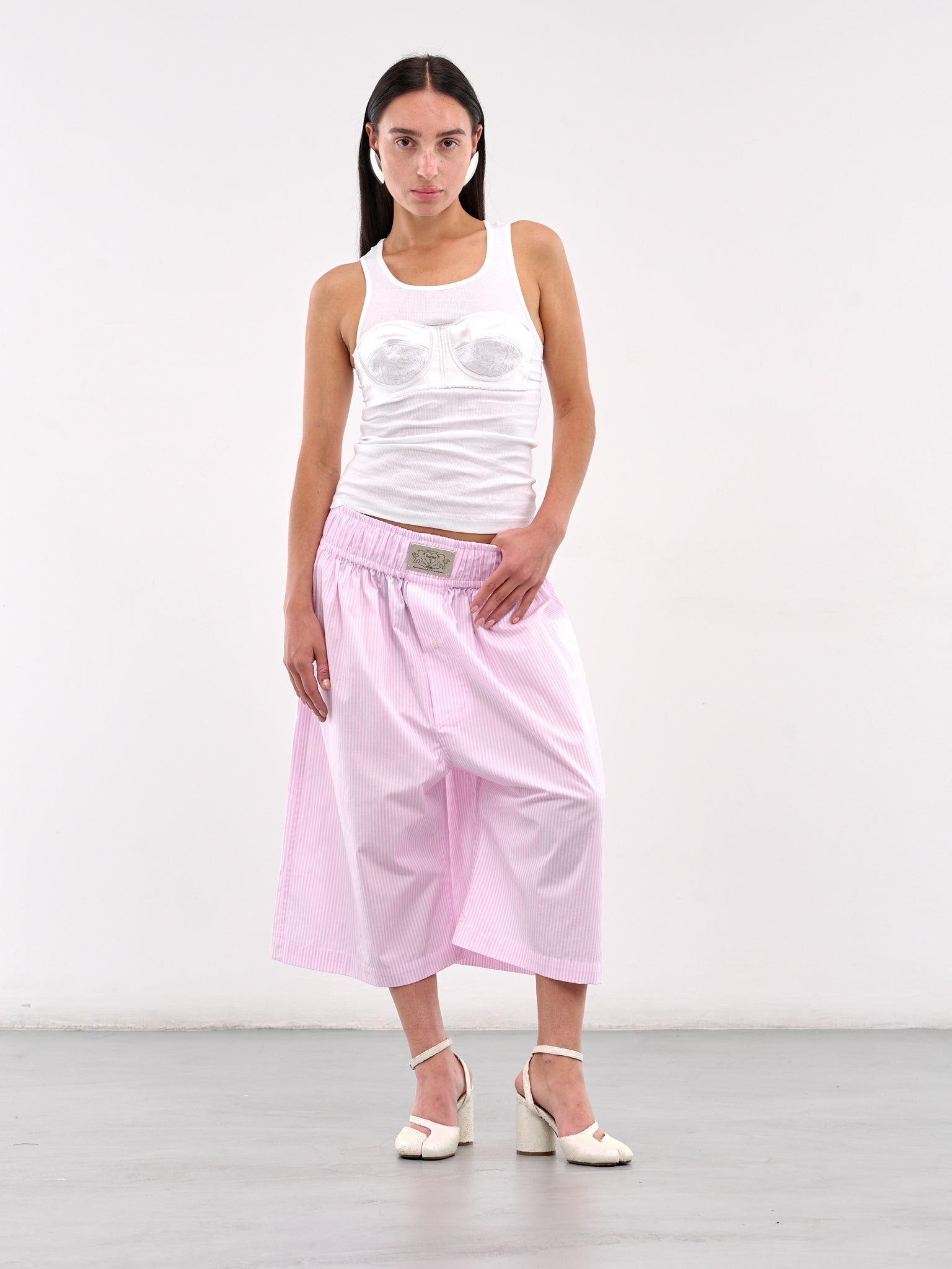Bra Tank Top (VAQ09T104-WHITE)