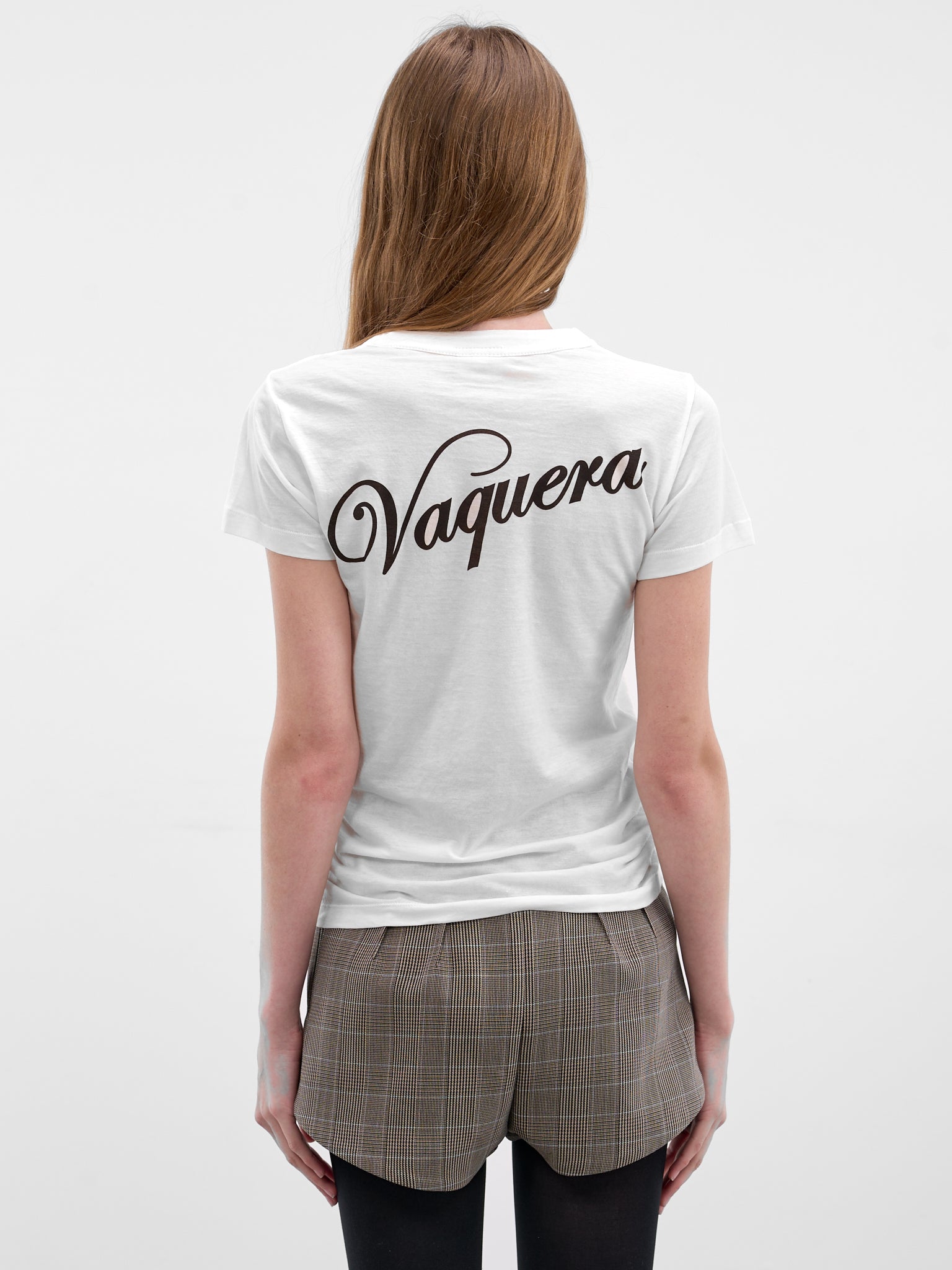 White Cotton Pretty Boy Tee (VAQ11T036-WHITE)