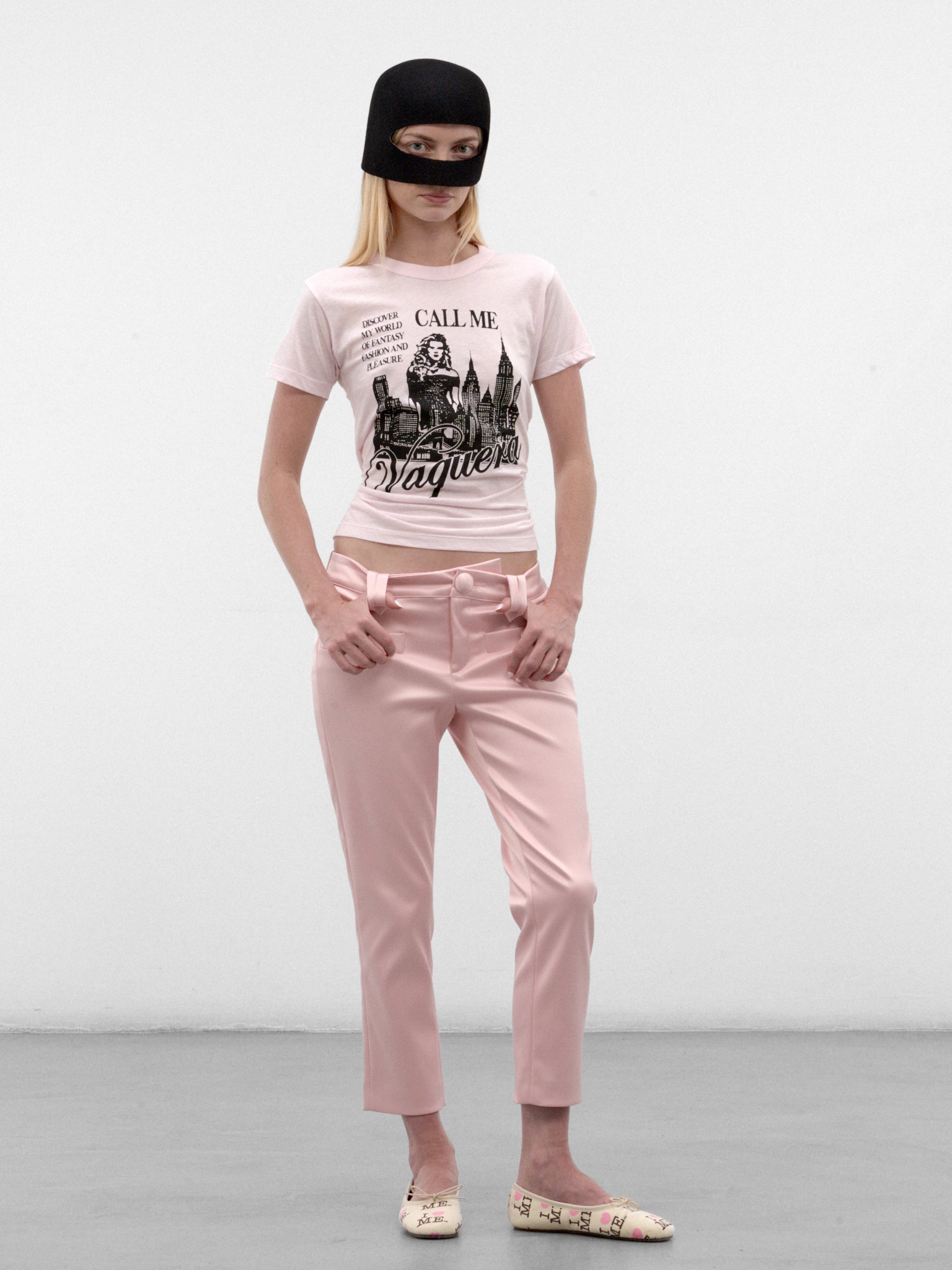 Cotton Vaquera City Graphic Tee (VAQ12T003-PINK)