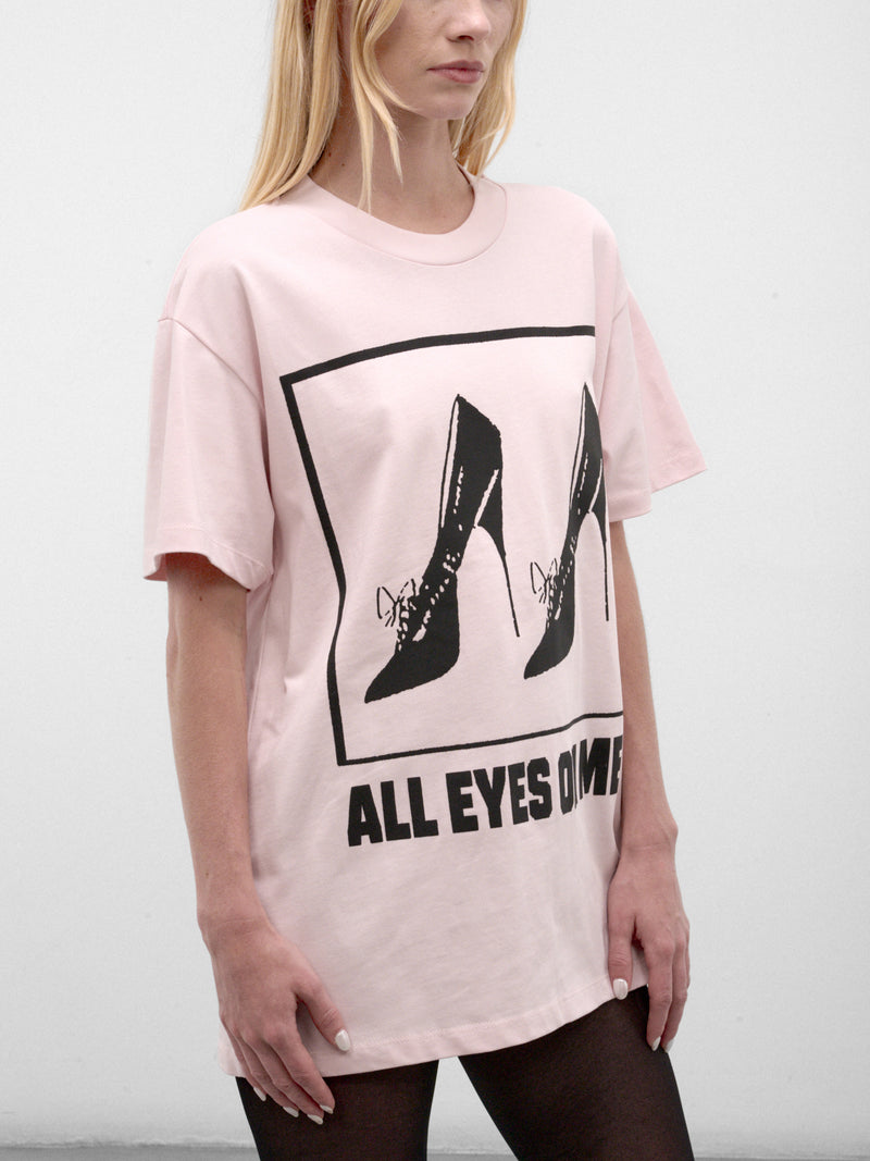Cotton Eyes On Me Graphic Tee (VAQ12T015-PINK)