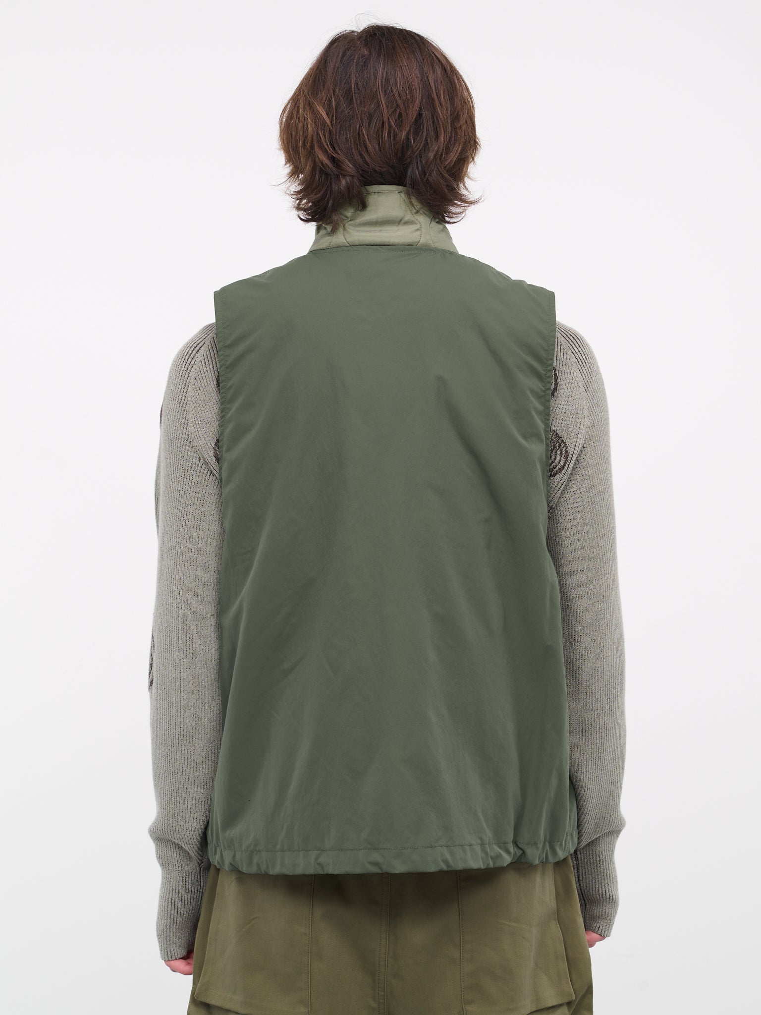 Zip Quilted Vest (VE01-KHAKI)