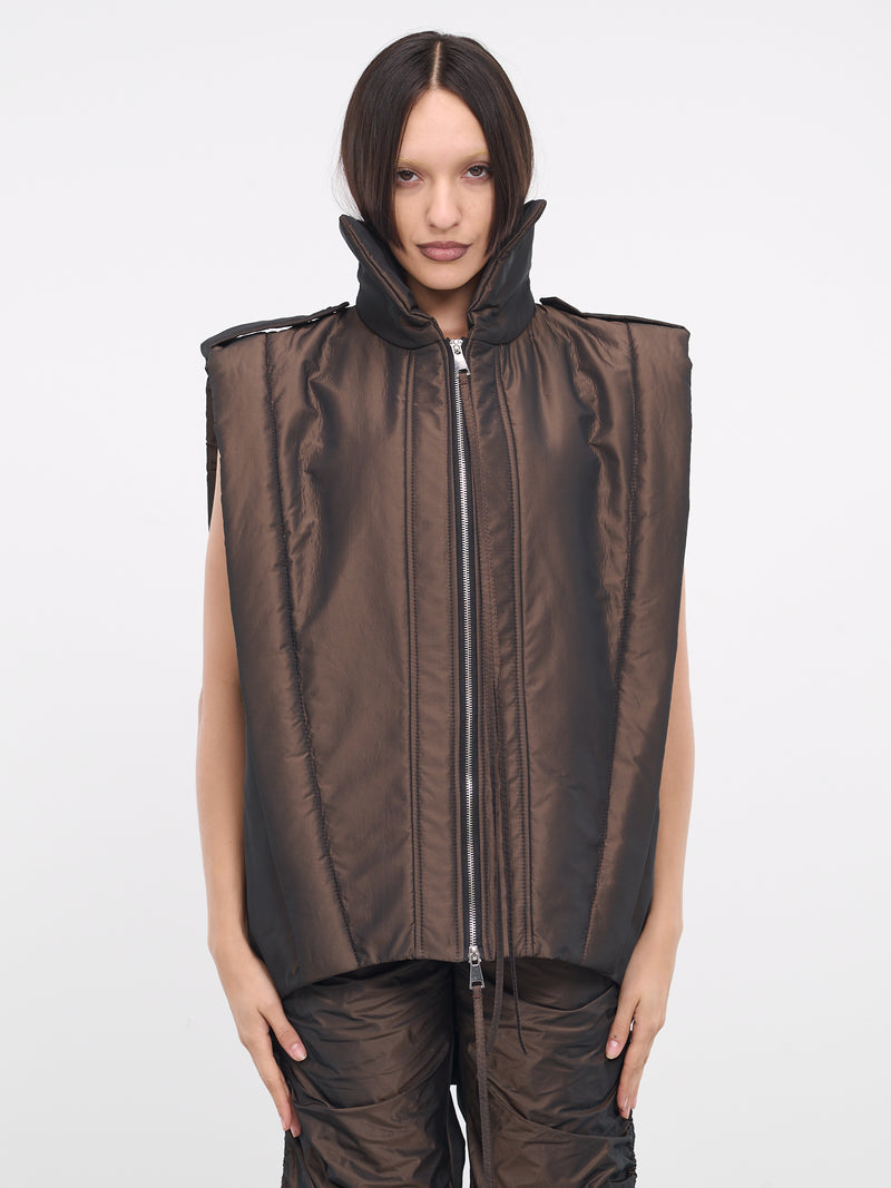 Padded Vest (VE01CB-COPPER-BROWN)