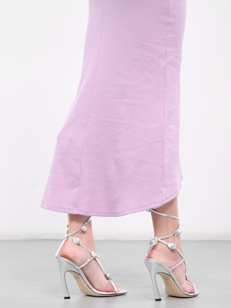 Rib-Knit Maxi Dress (VEWY50064A-VYE058-DARK-PINK)