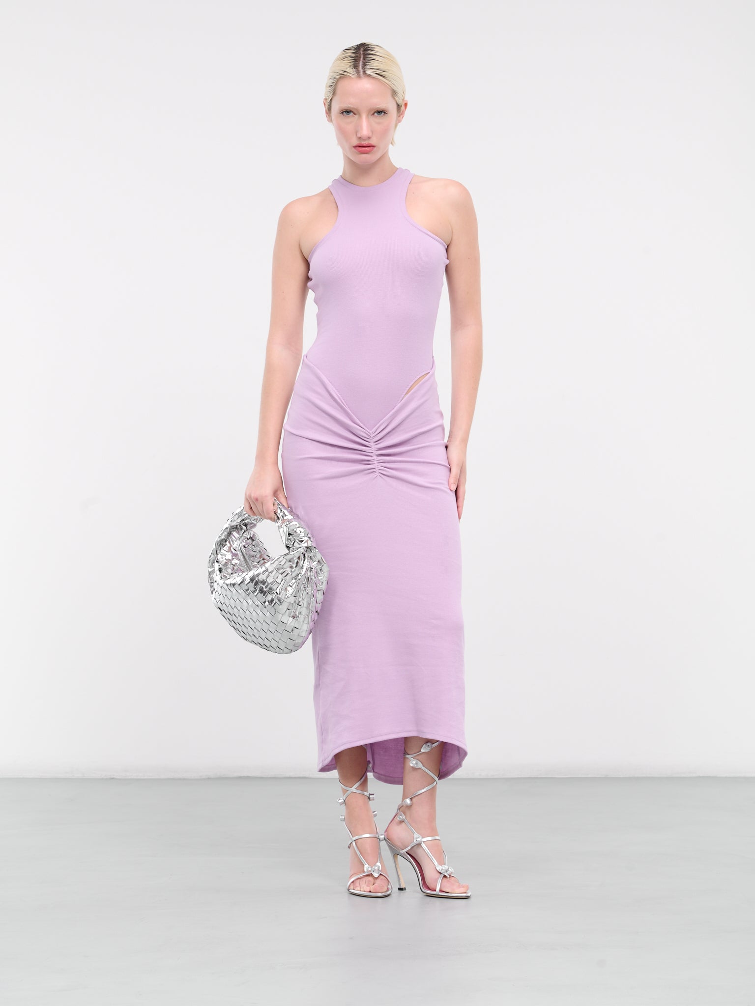 ALESSANDRO VIGILANTE | H.Lorenzo|Rib-Knit Maxi Dress (VEWY50064A-VYE058-DARK-PINK), 40 / DKPINK ALESSANDRO VIGILANTE | H.Lorenzo|Rib-Knit Maxi Dress (VEWY50064A-VYE058-DARK-PINK), 40 / DKPINK