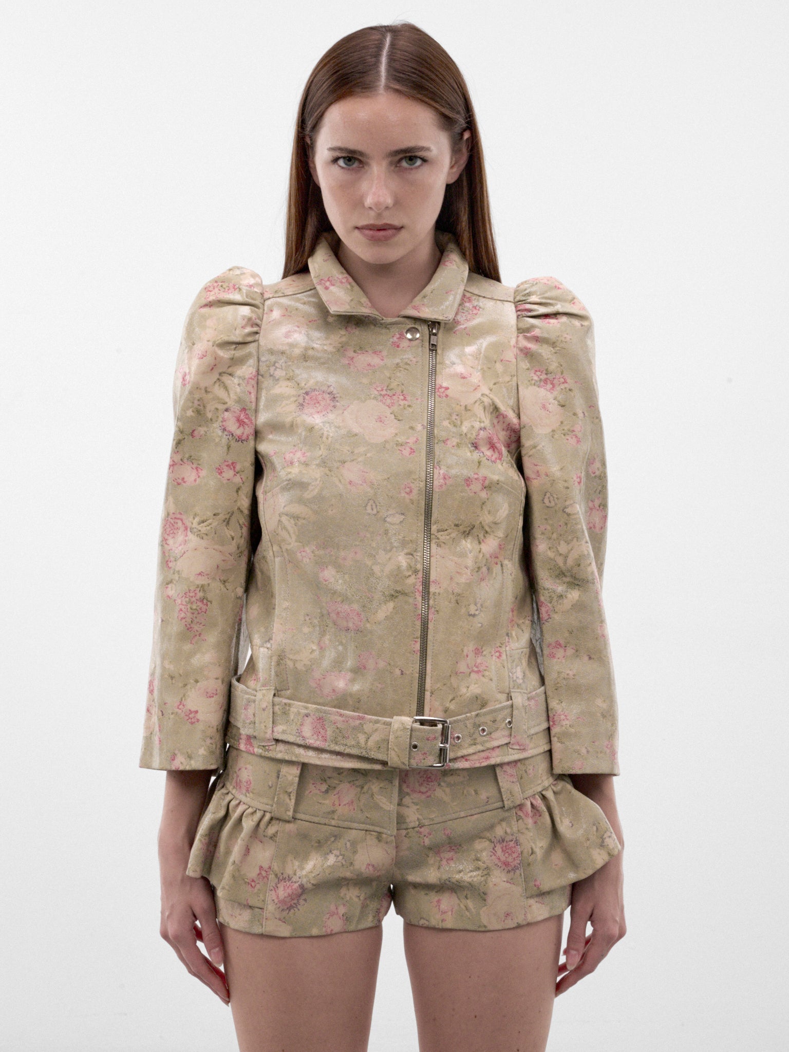 Floral Wallpaper Leather Jacket (VIJA0WAFL-WALLPAPER-FLORAL)
