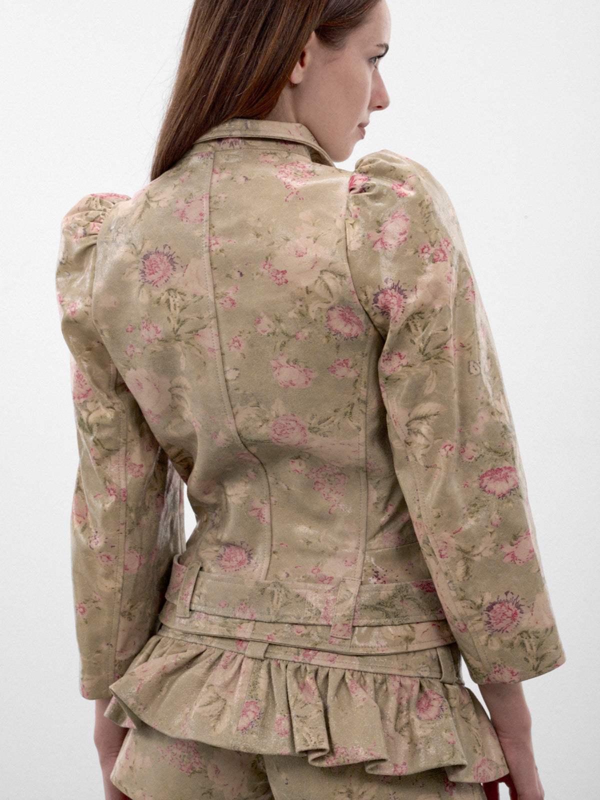 Floral Wallpaper Leather Jacket (VIJA0WAFL-WALLPAPER-FLORAL)
