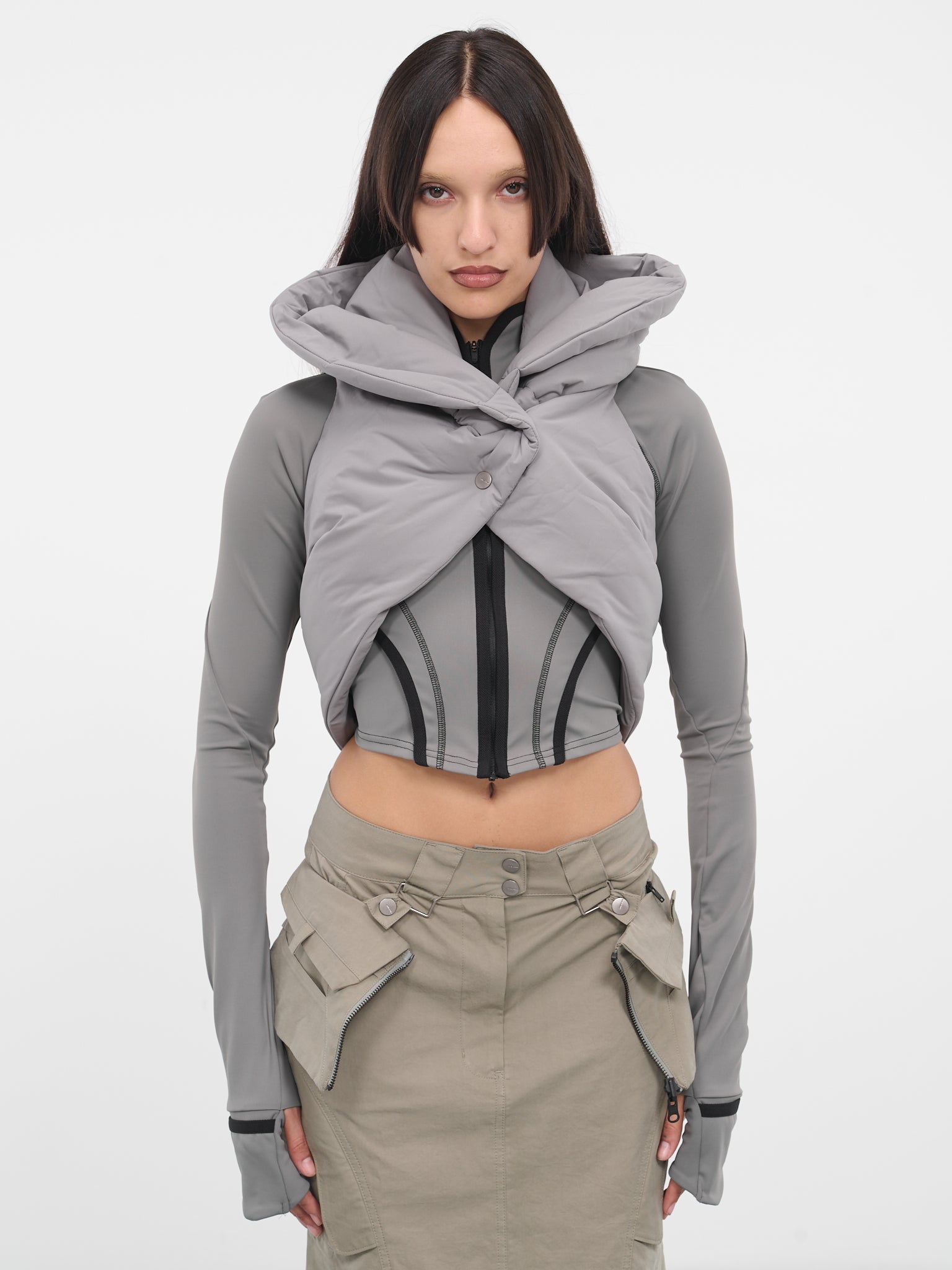 Origami Bag Vest (VT1WG-WARM-GREY)